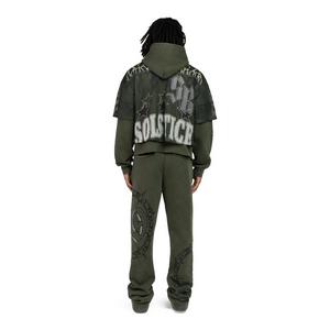 Smoke Rise Men's Luxe Club Fleece Pants - Moss