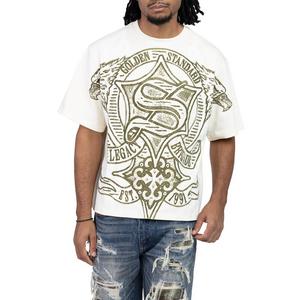 Smoke Rise Men's Grandeur Tee - Ecru/Olive