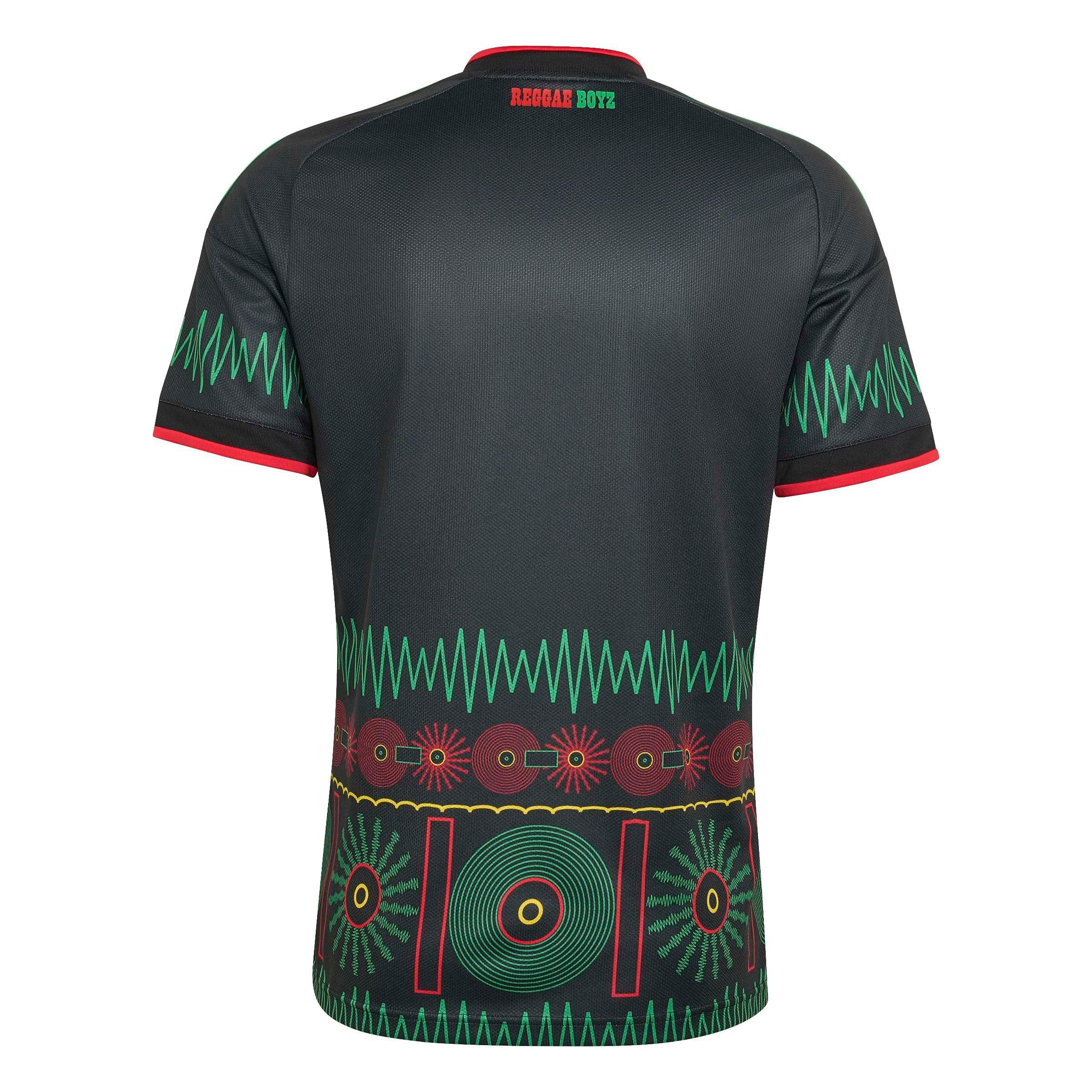 adidas Team Jamaica World Cup 2026 Replica Away Jersey-Black - BLACK Thumbnail View 2