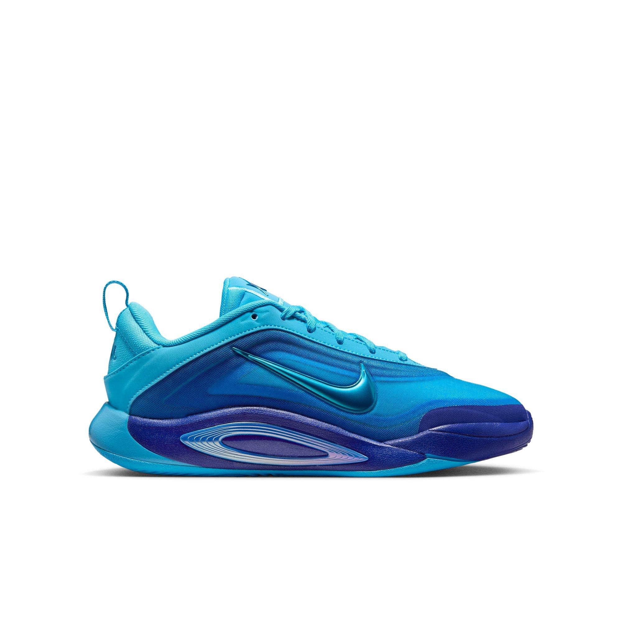 Nike A'One "Indigo Girl" Preschool Kids' Basketball Shoe