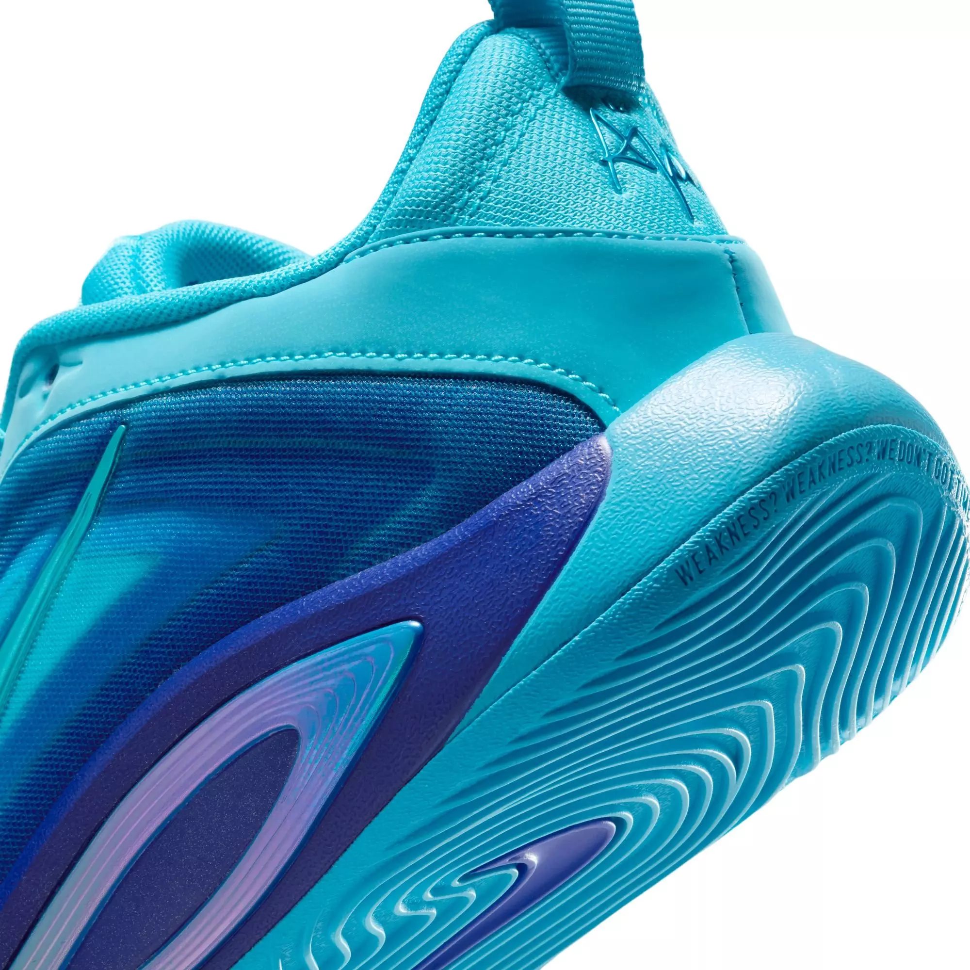 Nike A'One "Indigo Girl" Preschool Kids' Basketball Shoe - BLUE FURY/RADIANT BLUE/RACER BLUE