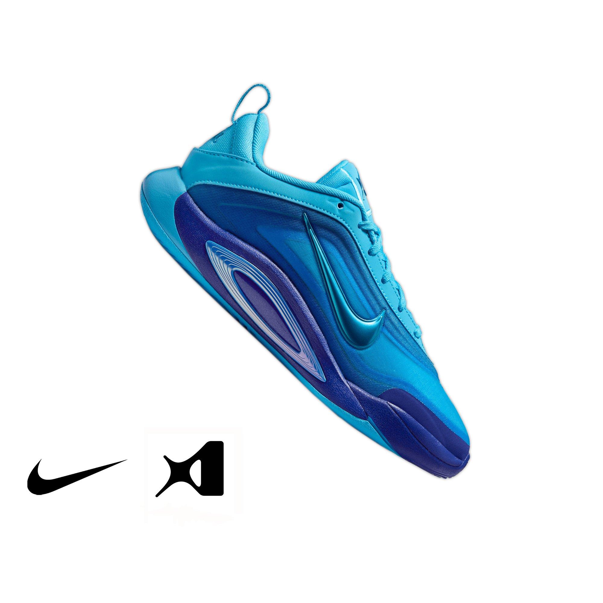 Nike A'One "Indigo Girl" Preschool Kids' Basketball Shoe