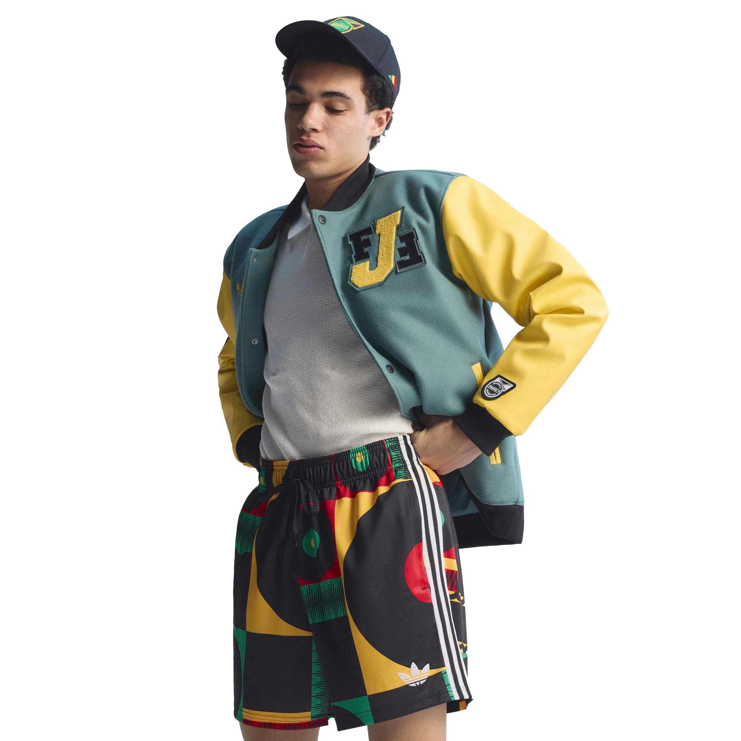 adidas Team Jamaica Originals Men's Short - MULTI-COLOR Thumbnail View 15