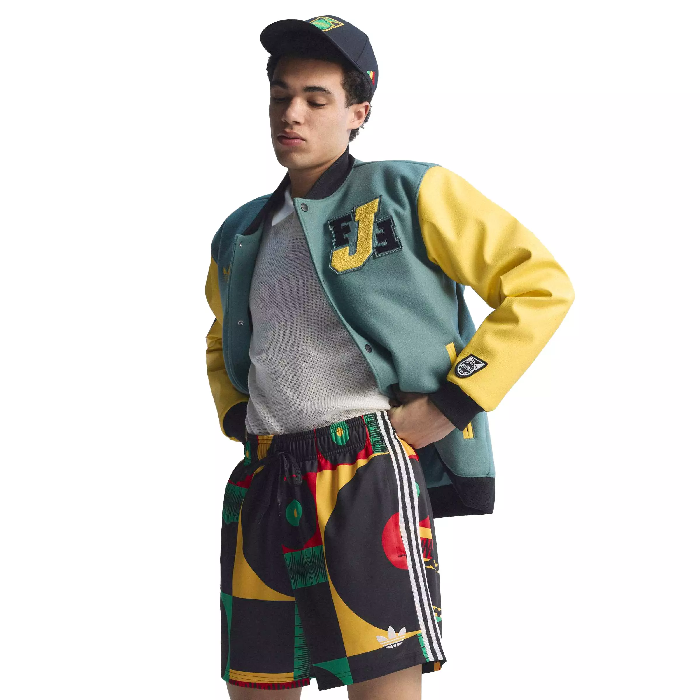 adidas Team Jamaica Originals Men's Short - MULTI-COLOR