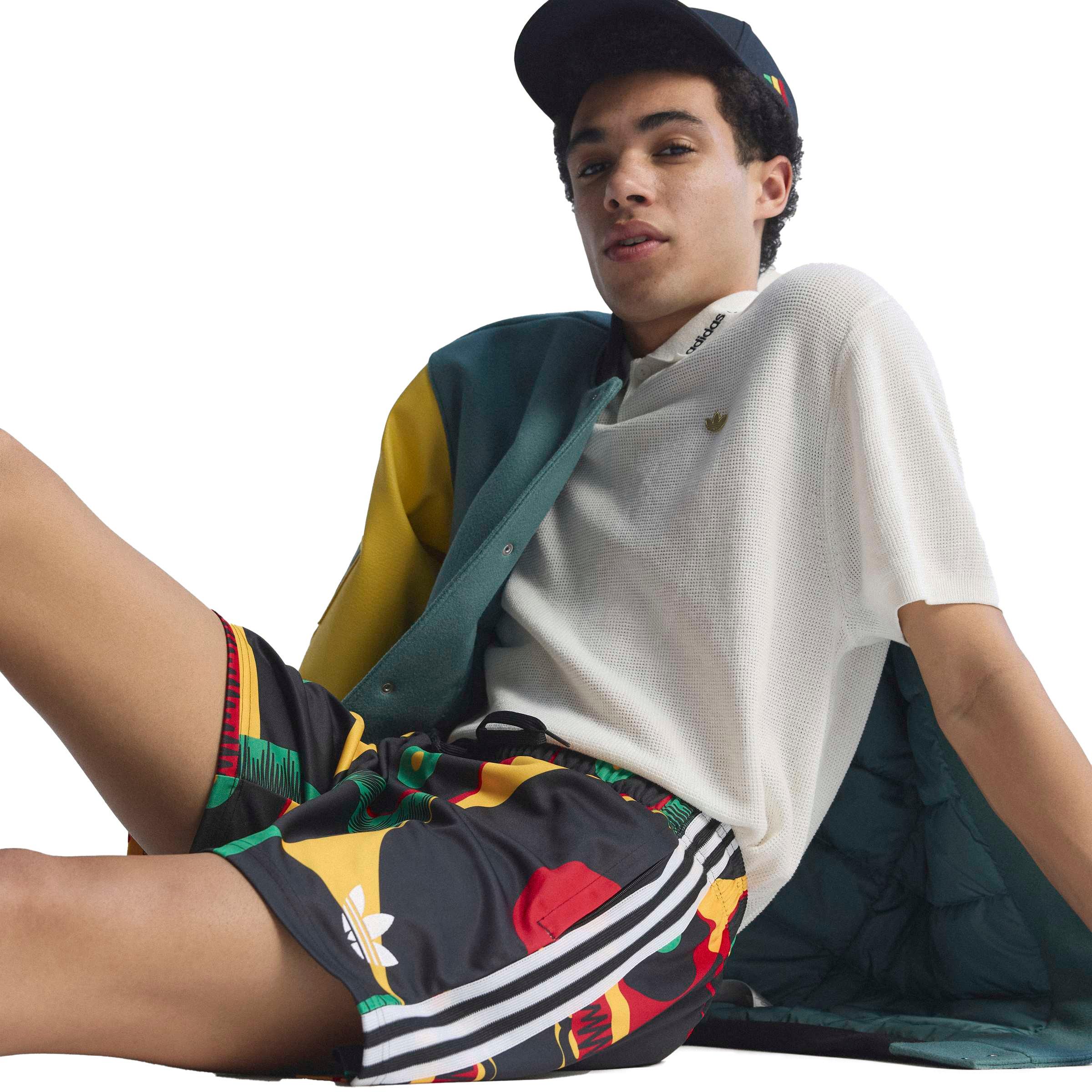 adidas Team Jamaica Originals Men's Short - MULTI-COLOR Thumbnail View 7