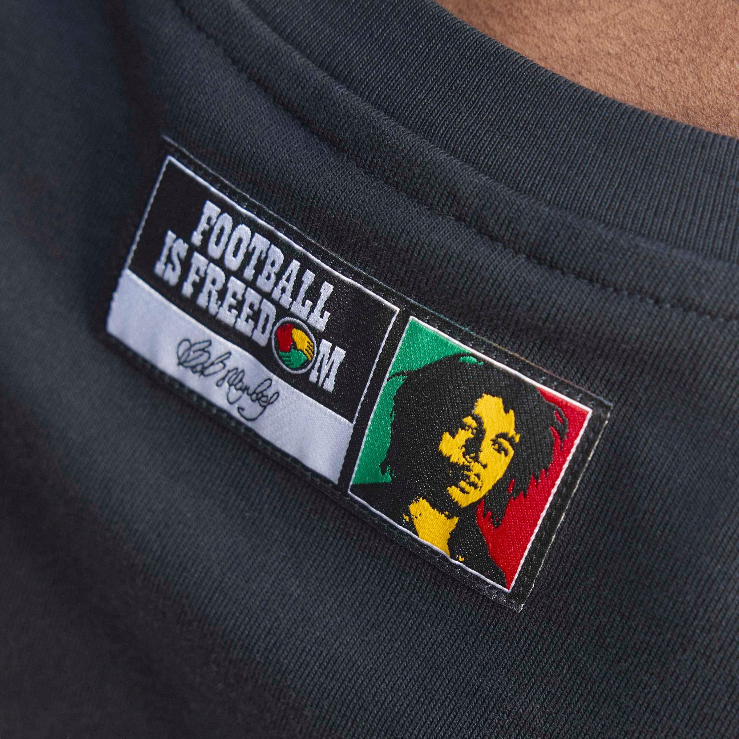 adidas Originals Bob Marley Men's T-Shirt - Black - BLACK Thumbnail View 13