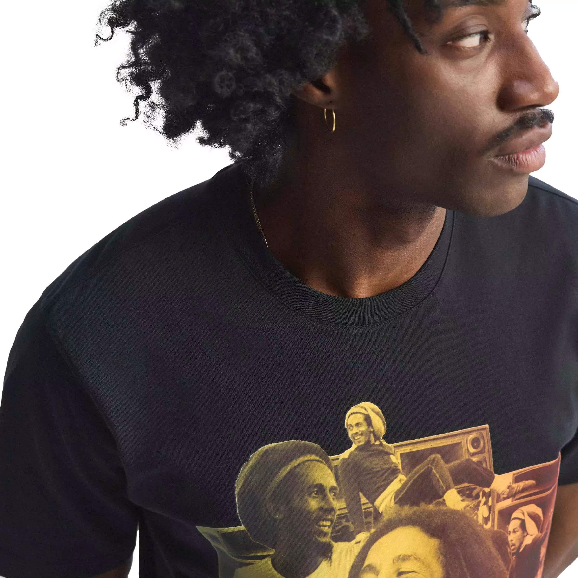 adidas Originals Bob Marley Men's T-Shirt - Black - BLACK