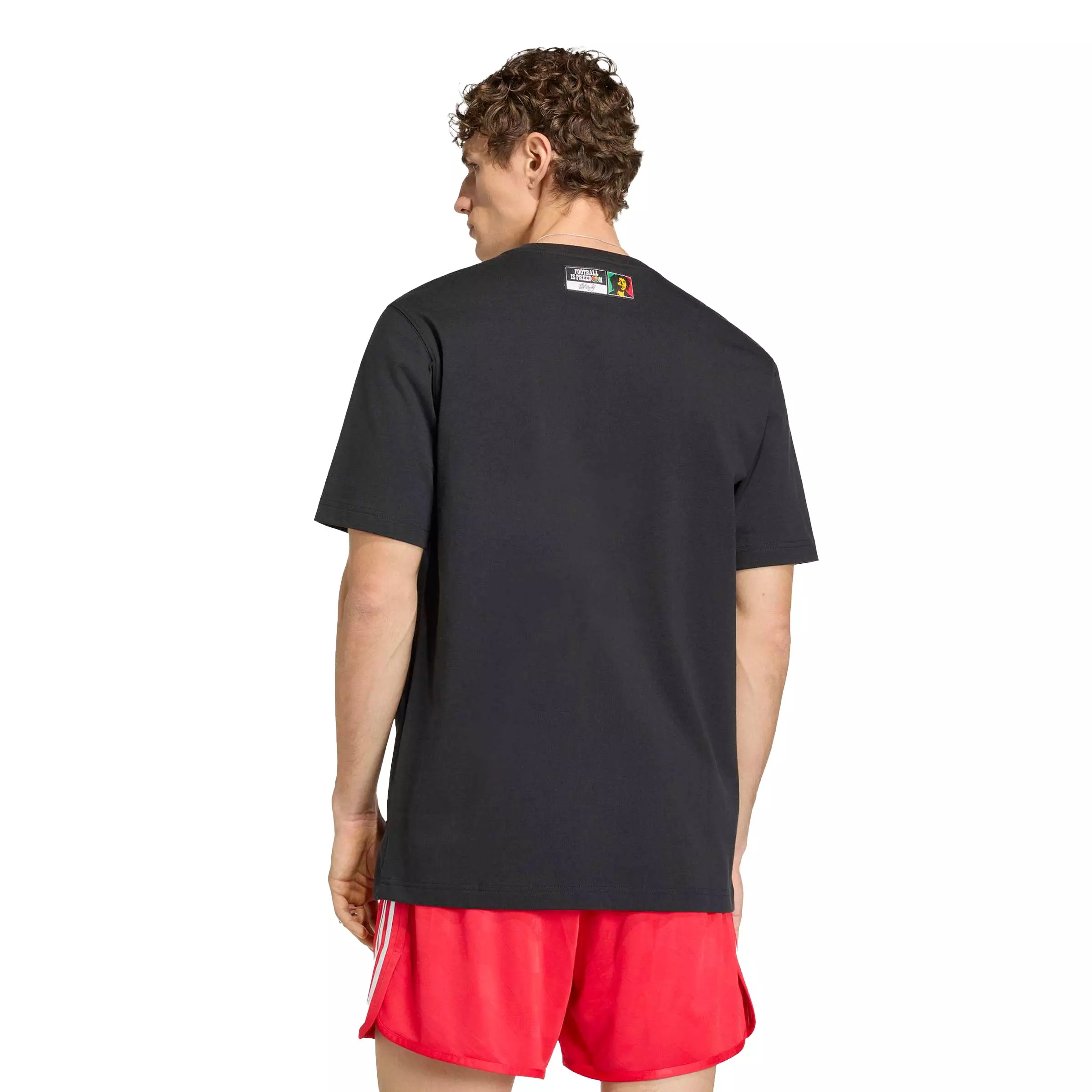 adidas Originals Bob Marley Men's T-Shirt - Black - BLACK