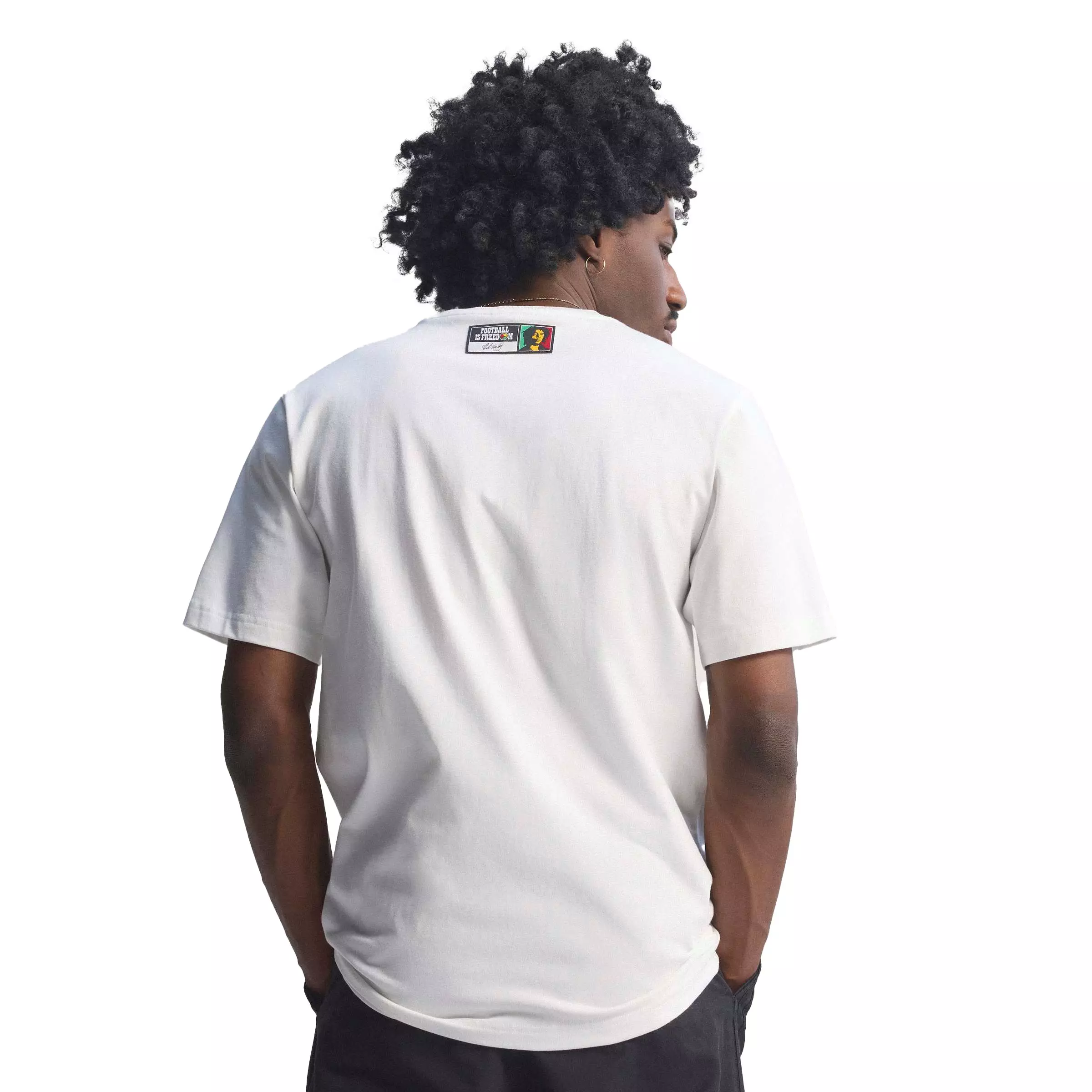 adidas Originals Bob Marley Men's T-Shirt - White - WHITE