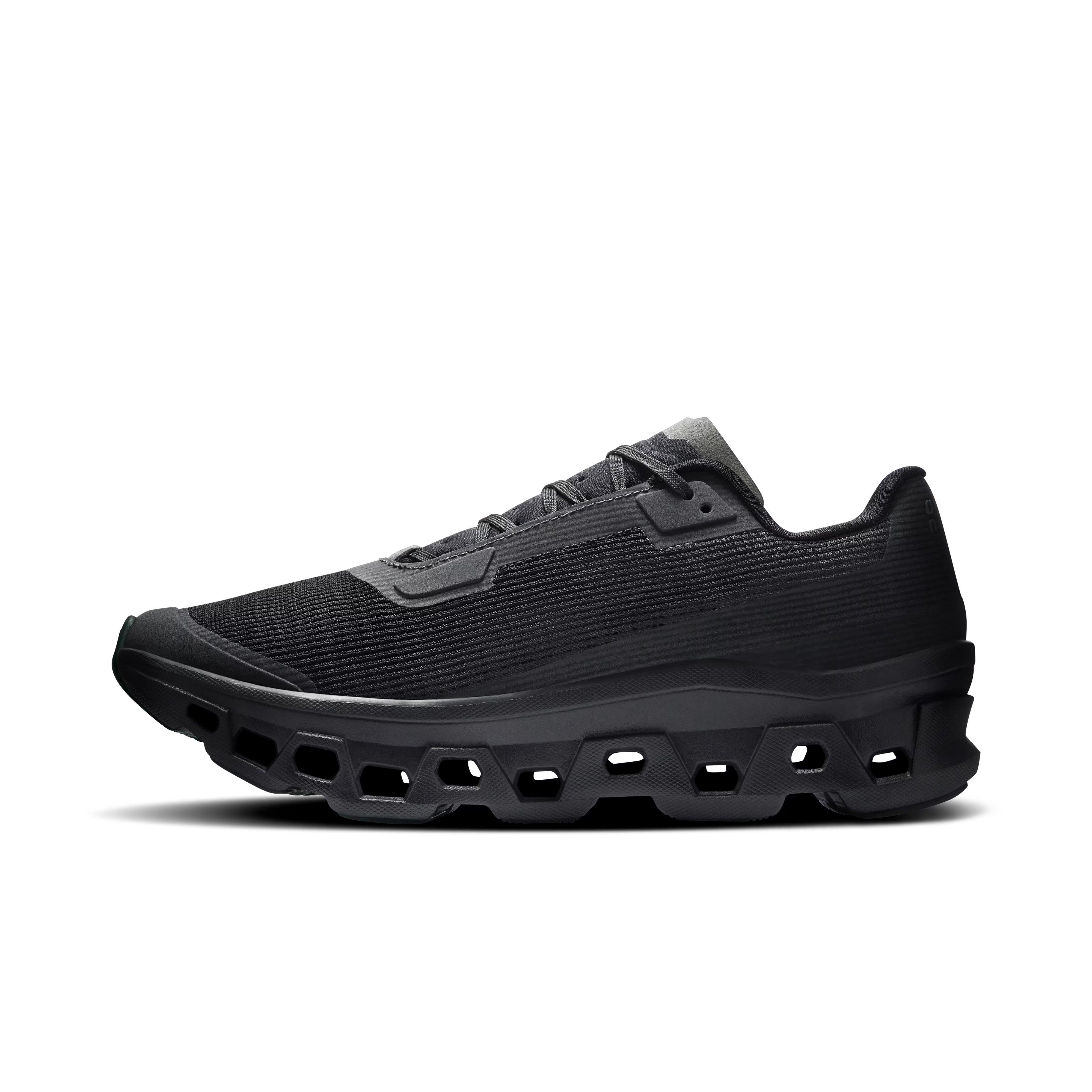 On Cloudmonster Void "Black/Black" Women's Shoe - BLACK Thumbnail View 2