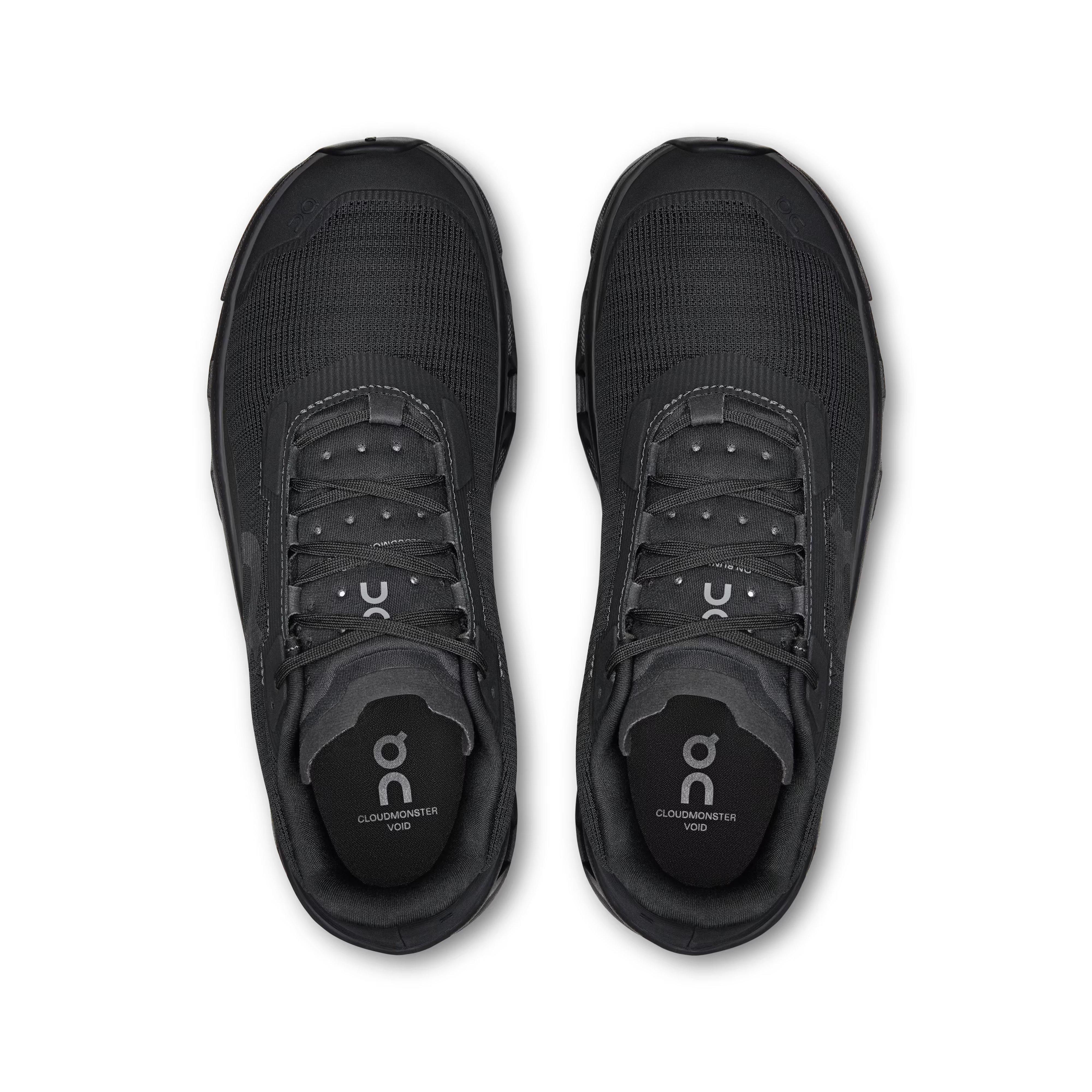 On Cloudmonster Void "Black/Black" Women's Shoe - BLACK Thumbnail View 3