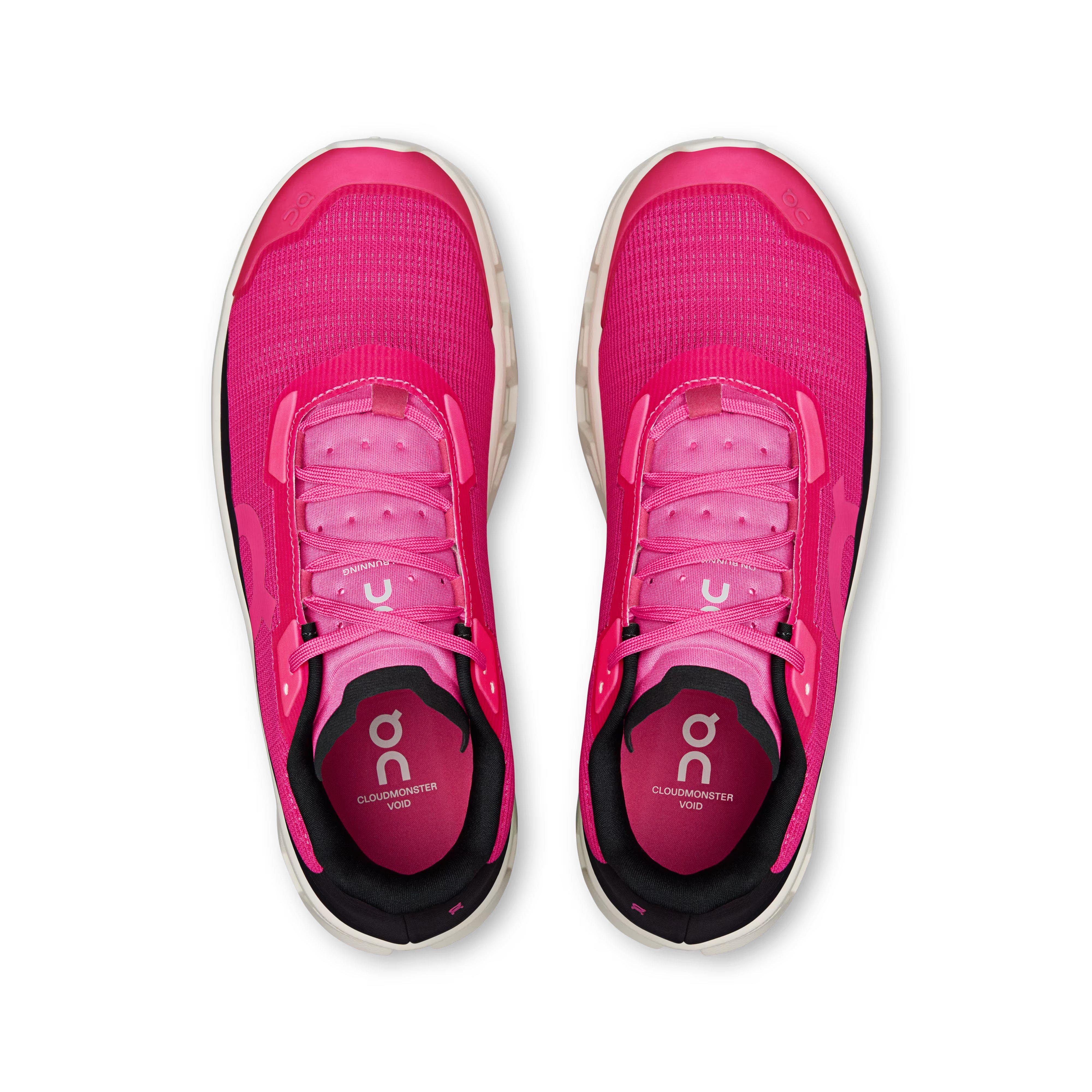 On Cloudmonster Void "Pink/Ivory" Women's Shoe - PINK Thumbnail View 3