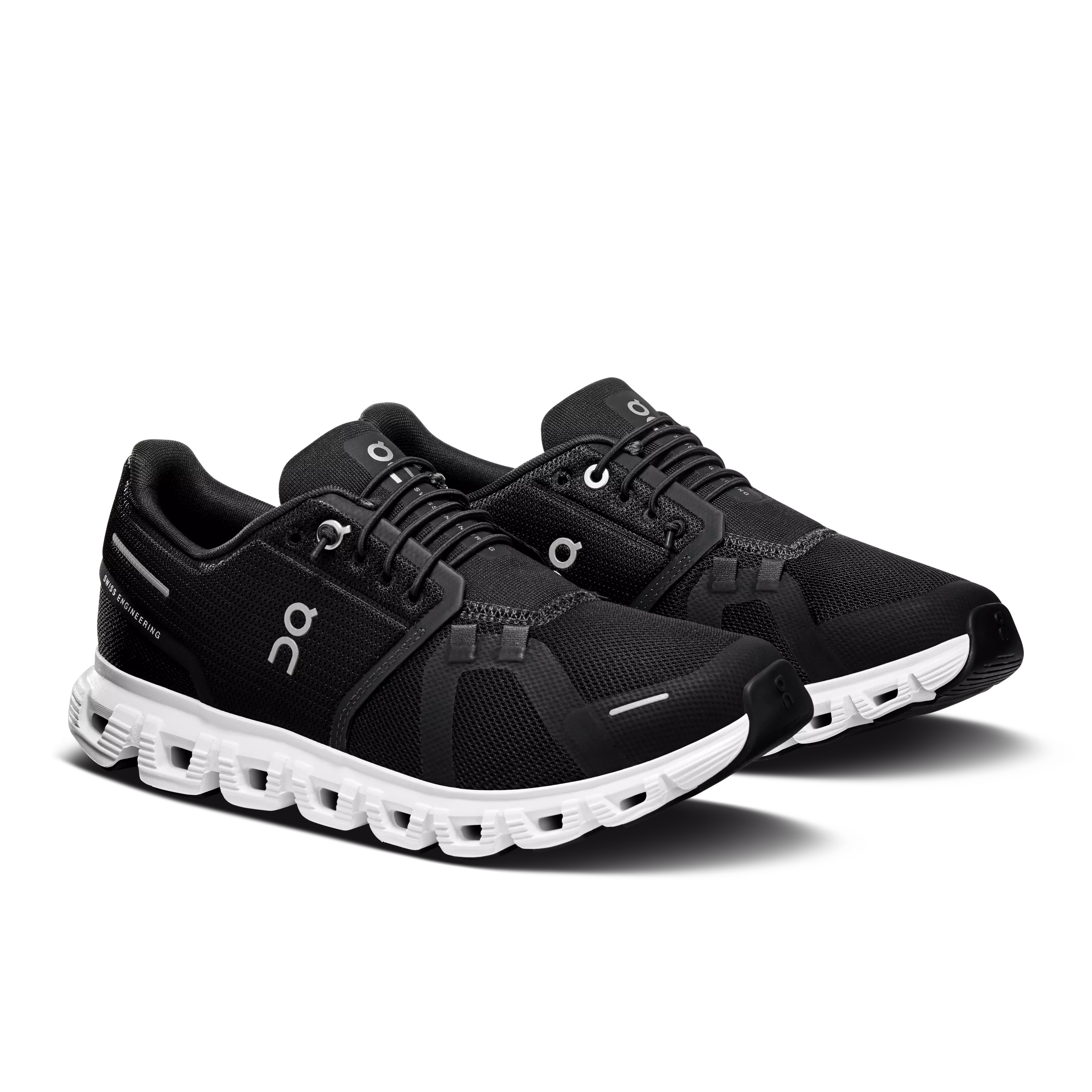 On Cloud 6 "Black/White" Women's Shoe - BLACK/WHITE