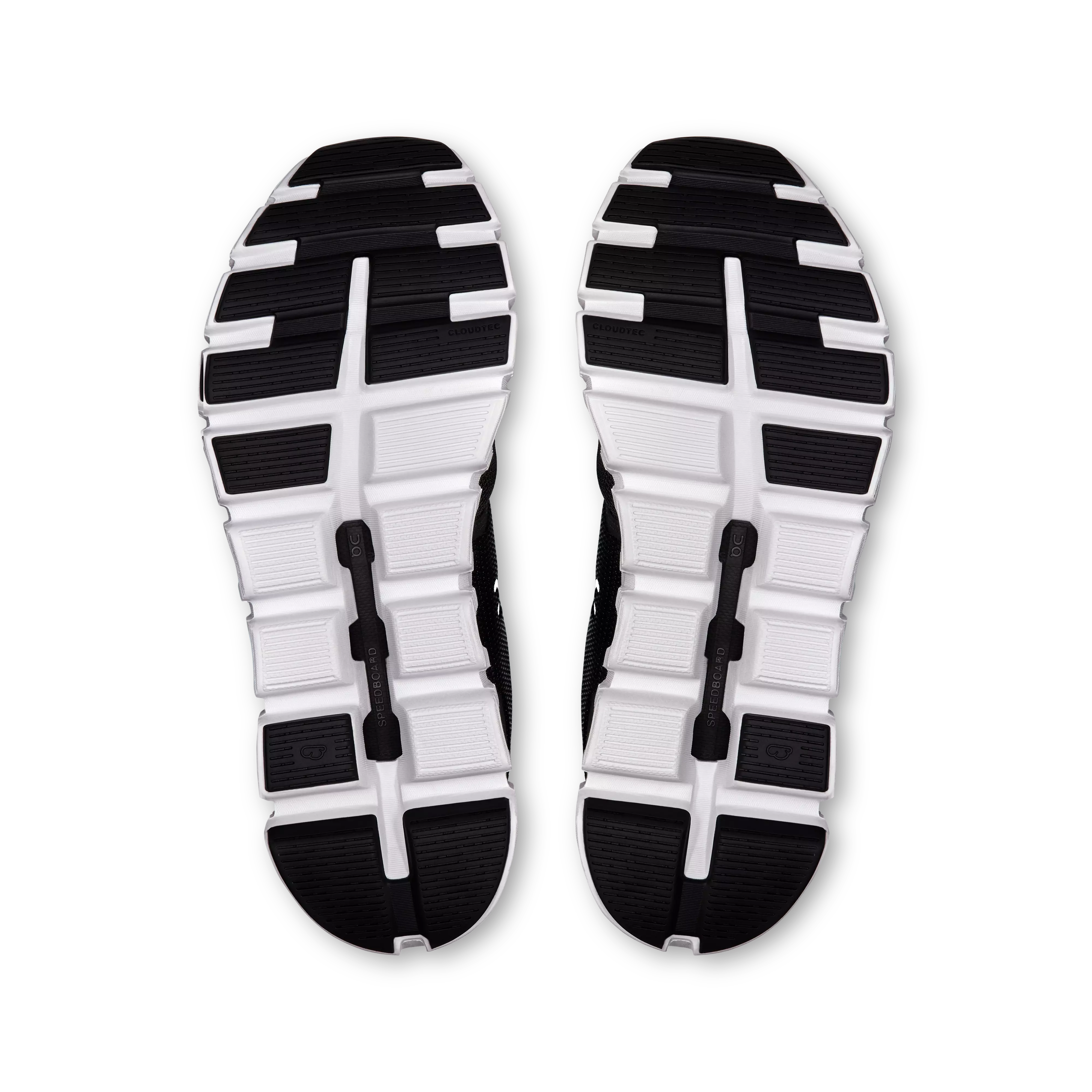 On Cloud 6 "Black/White" Women's Shoe - BLACK/WHITE