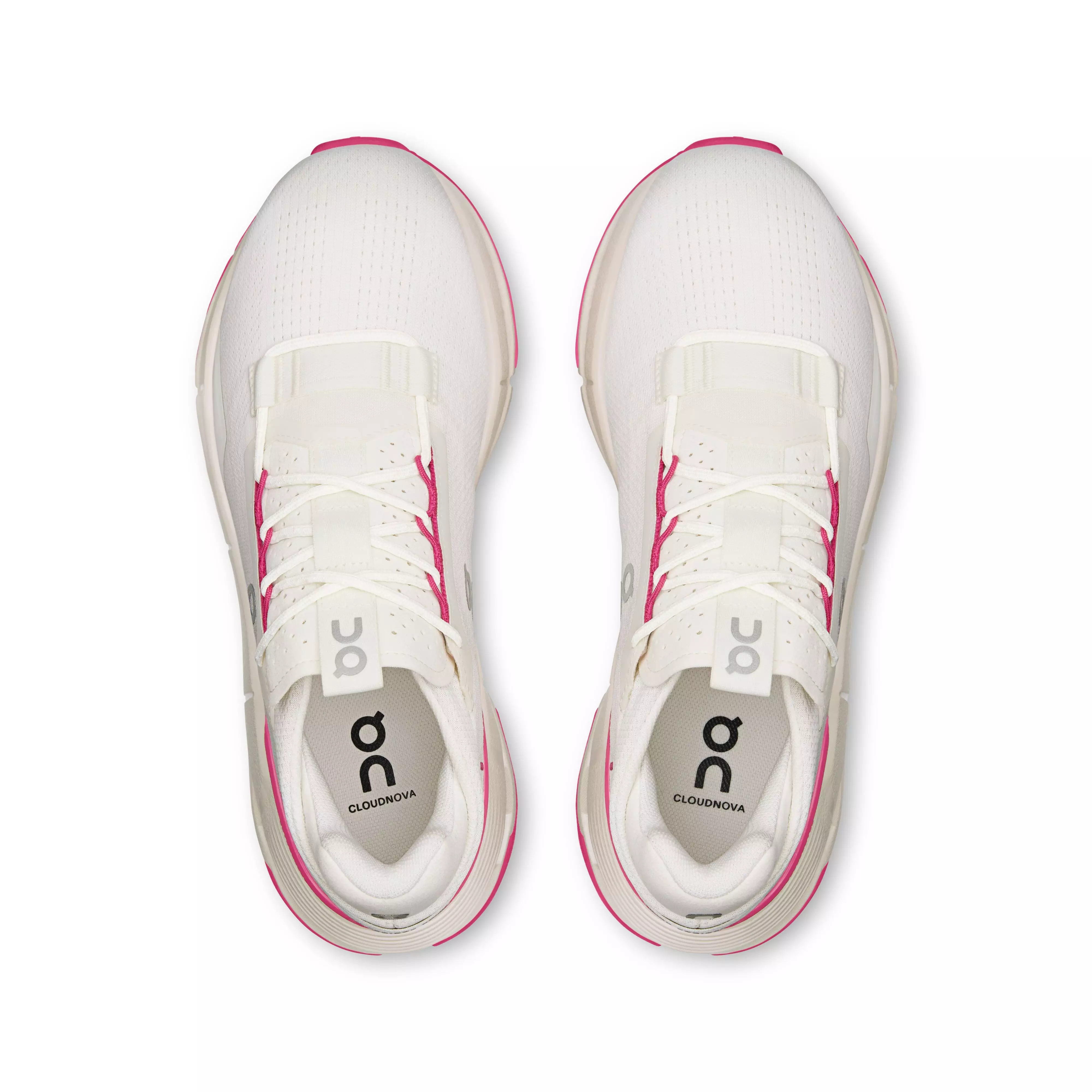 On Cloudnova 2 "Ivory/Pink" Women's Shoe - IVORY