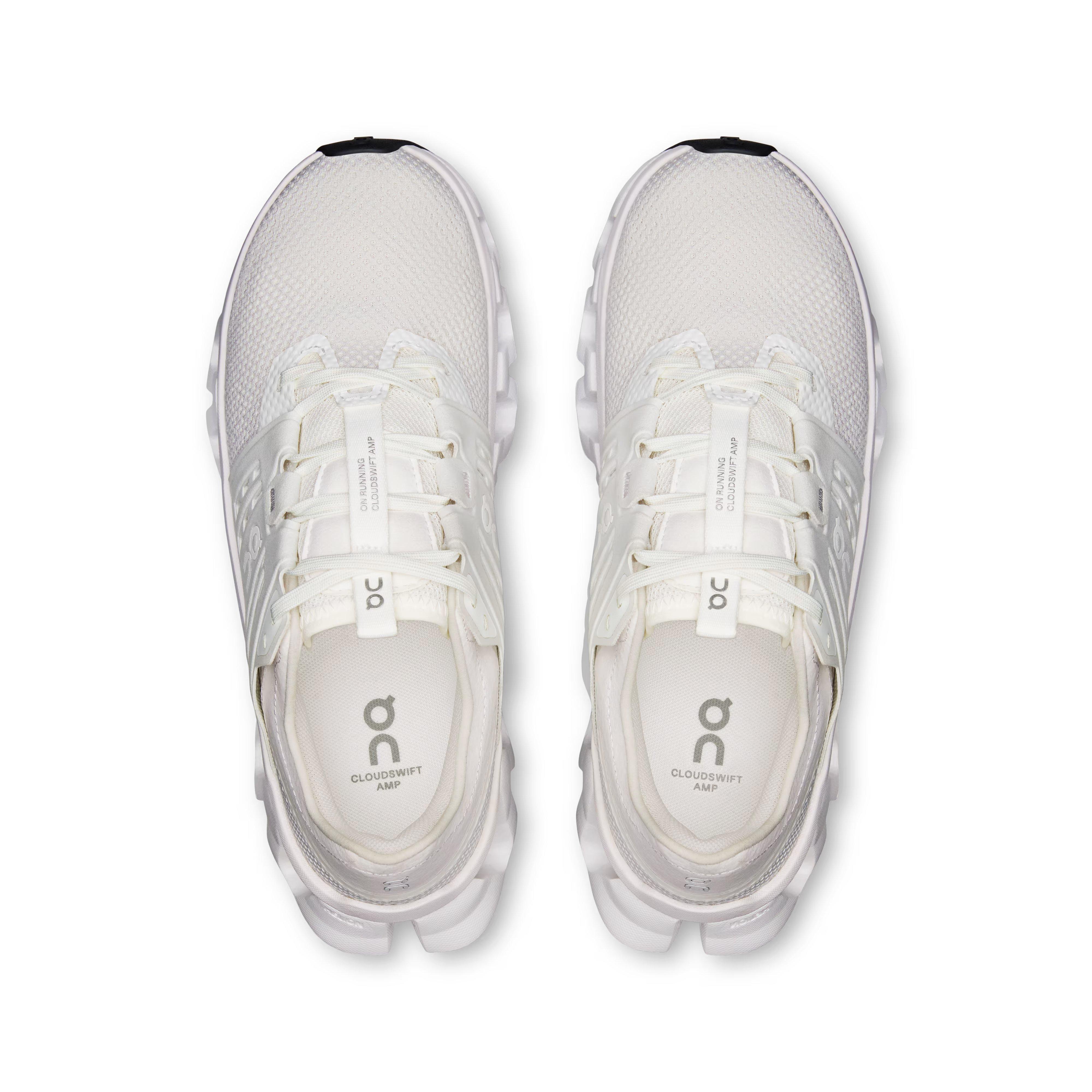 On Cloudswift Amp "White/White" Women's Shoe - WHITE Thumbnail View 3