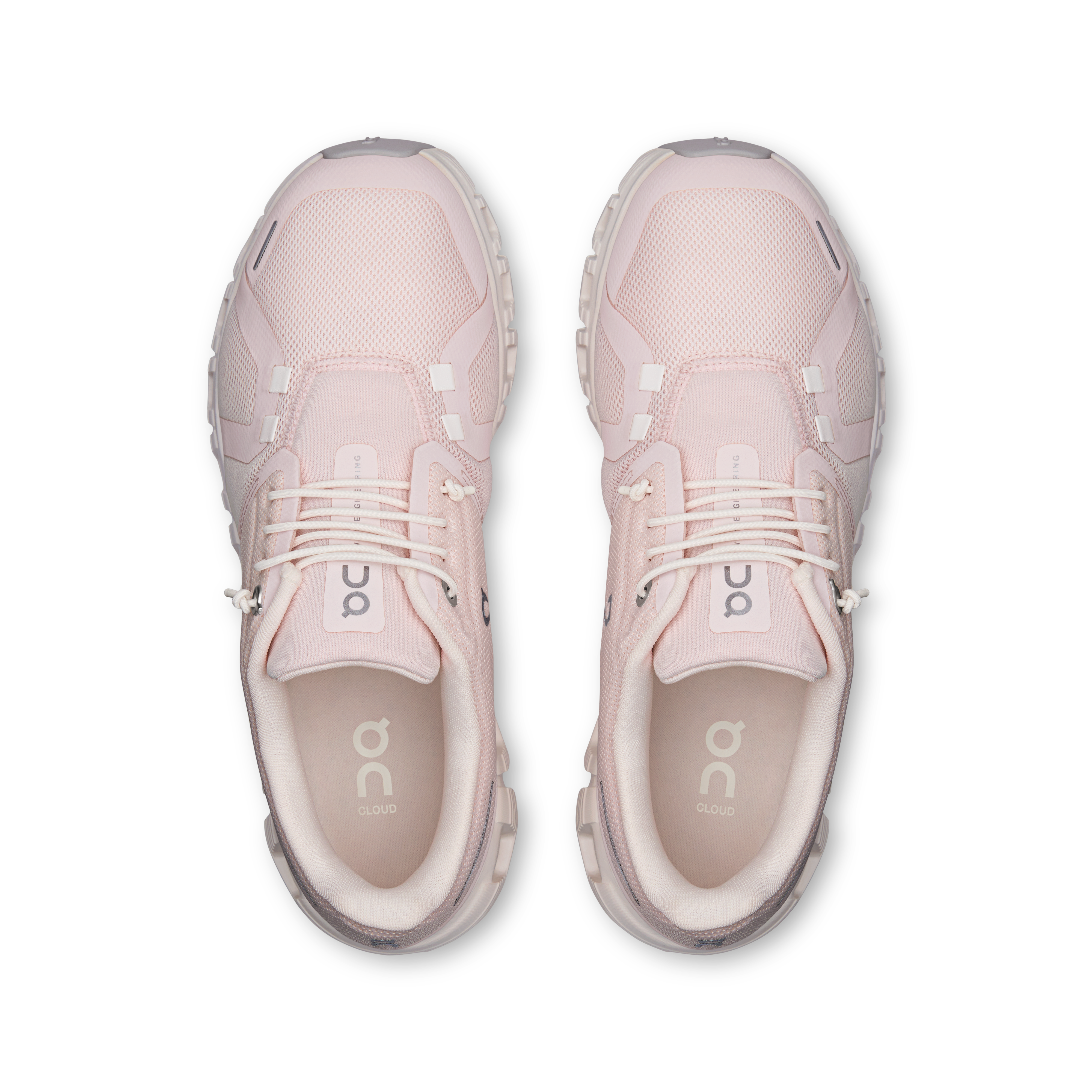 On Cloud 6 "Salt/Gardenia" Women's Shoe - OFF-WHITE Thumbnail View 3