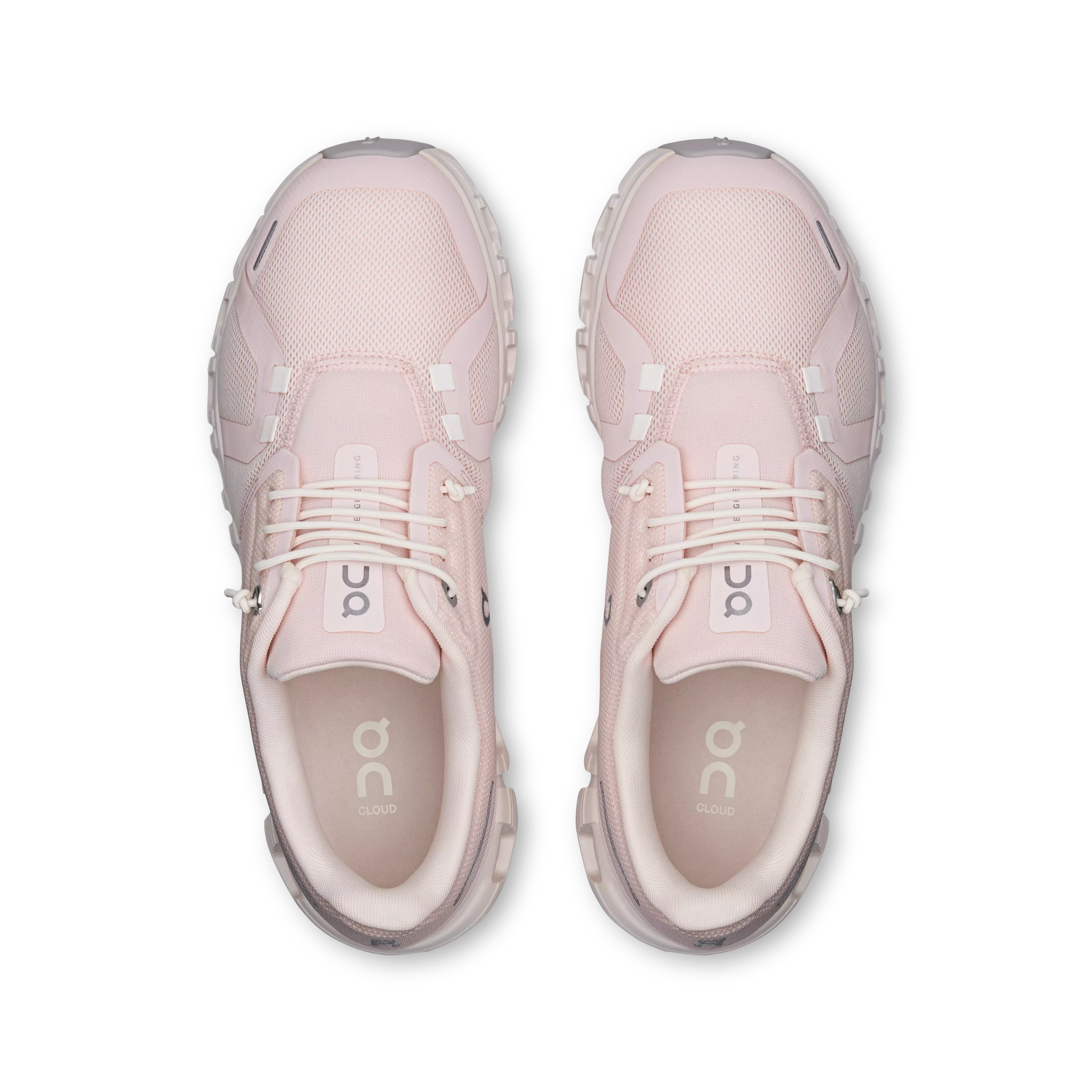 On Cloud 6 "Salt/Gardenia" Women's Shoe - OFF-WHITE