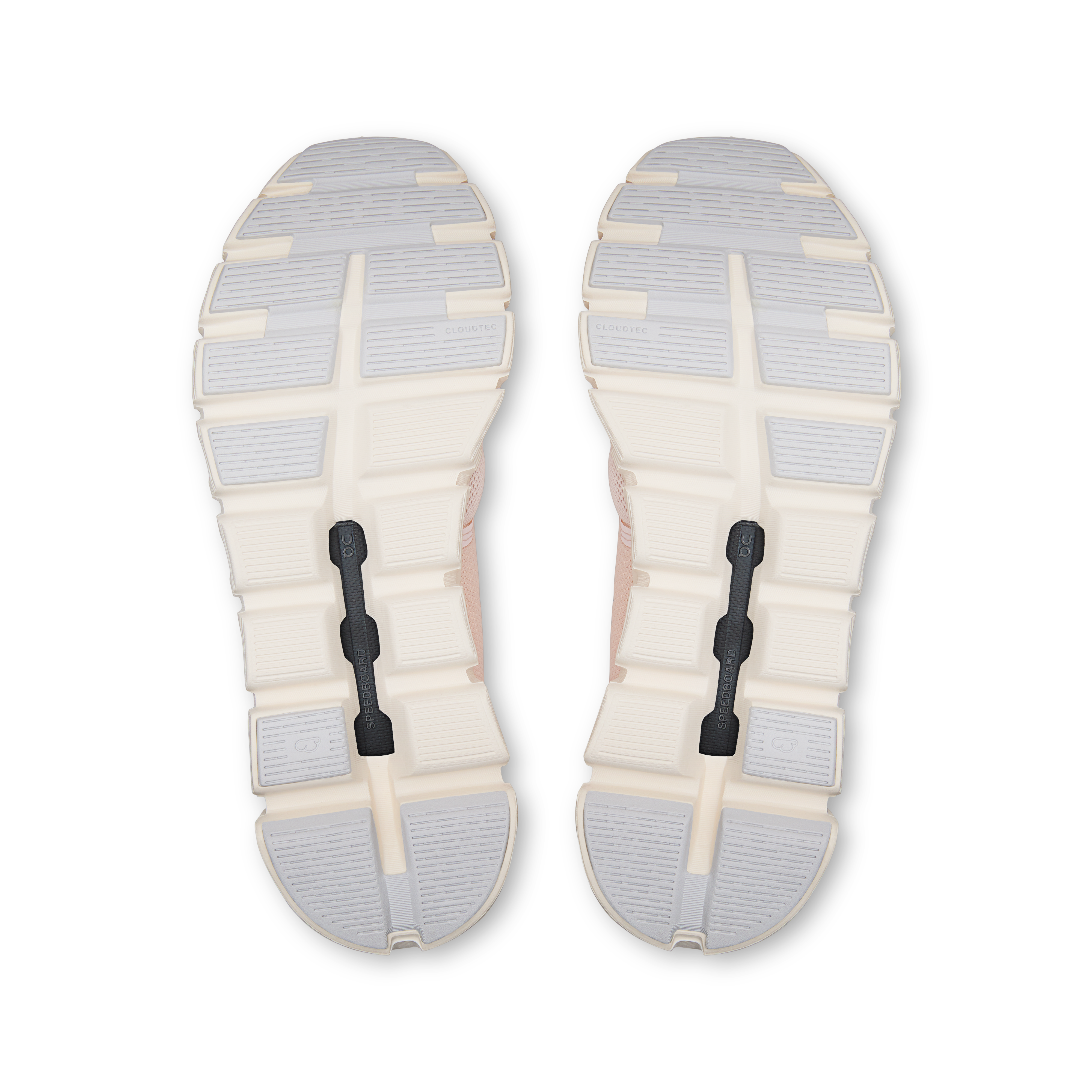 On Cloud 6 "Salt/Gardenia" Women's Shoe - OFF-WHITE Thumbnail View 5