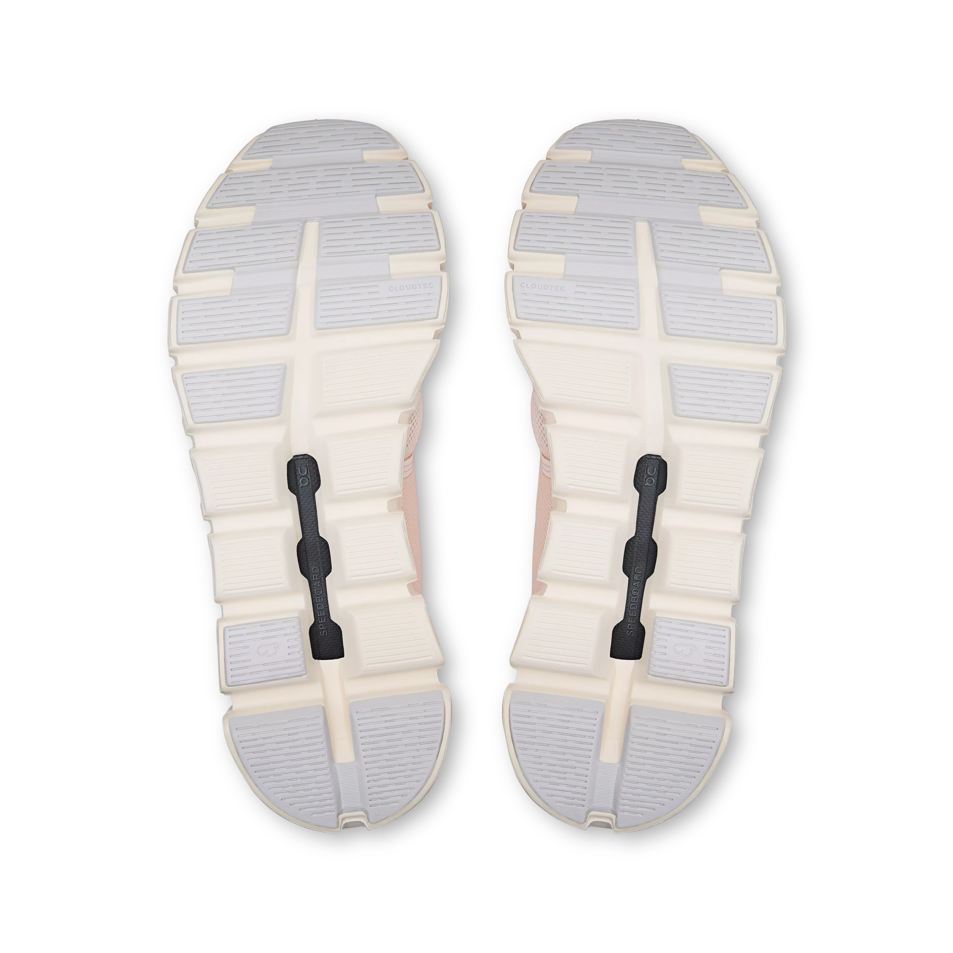 On Cloud 6 "Salt/Gardenia" Women's Shoe - OFF-WHITE