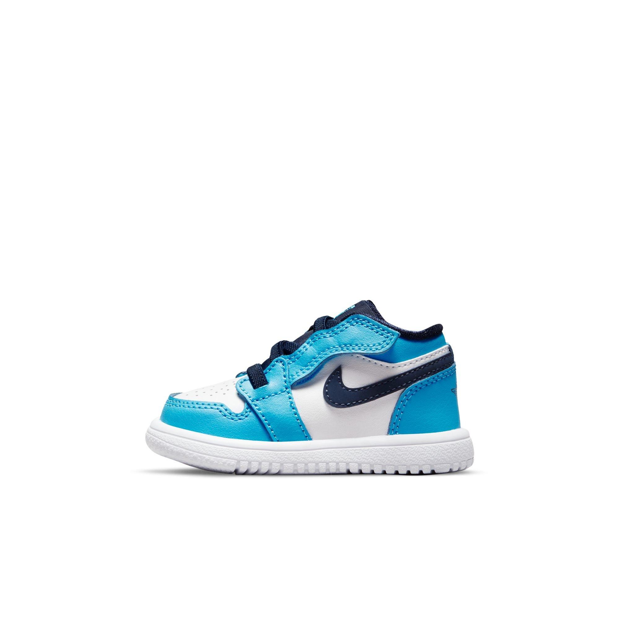 Jordan 1 Low Alt Toddler Boys' "White/Dk Powder Blue/Obsidian" Shoe
