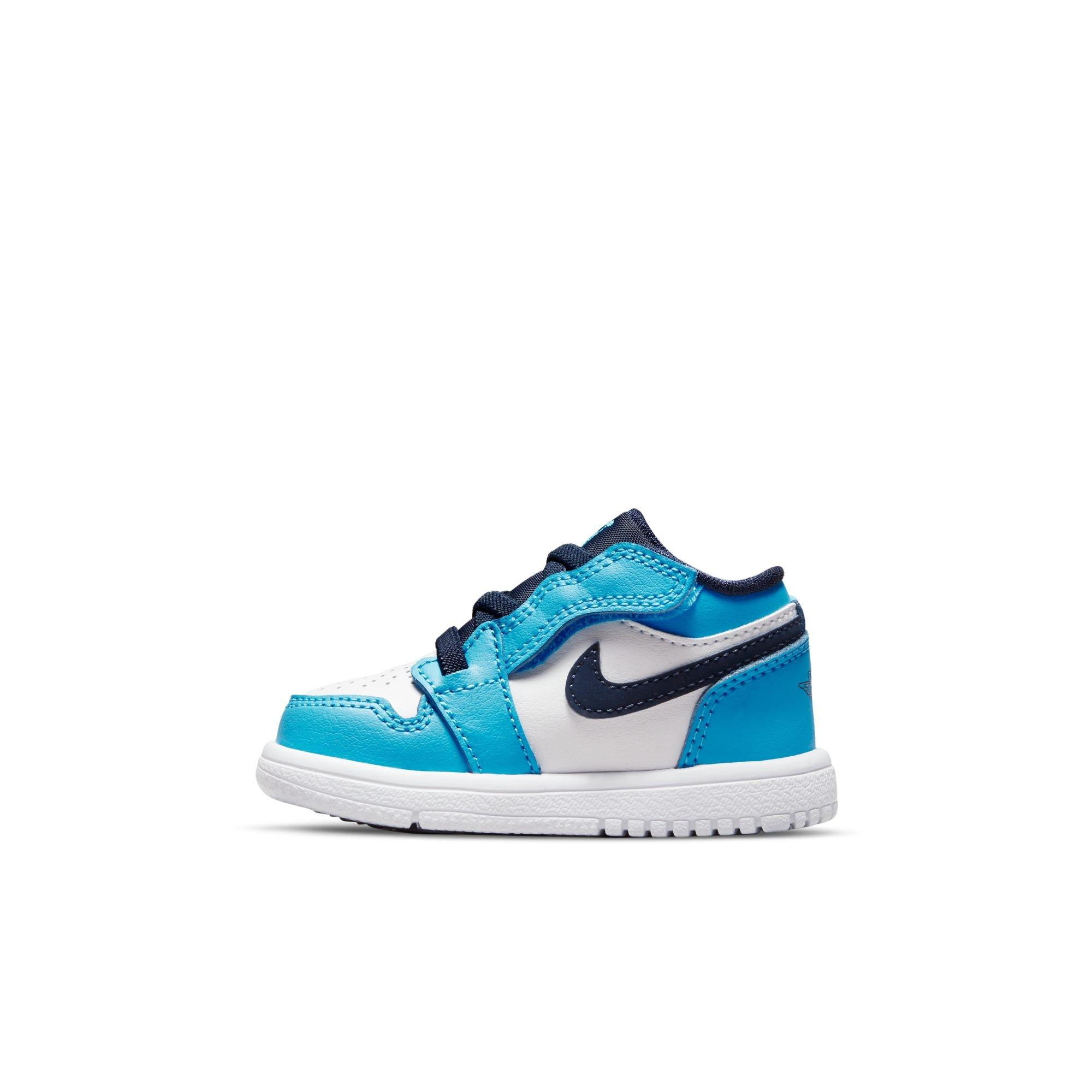 Jordan 1 Low Alt Toddler Boys' "White/Dk Powder Blue/Obsidian" Shoe