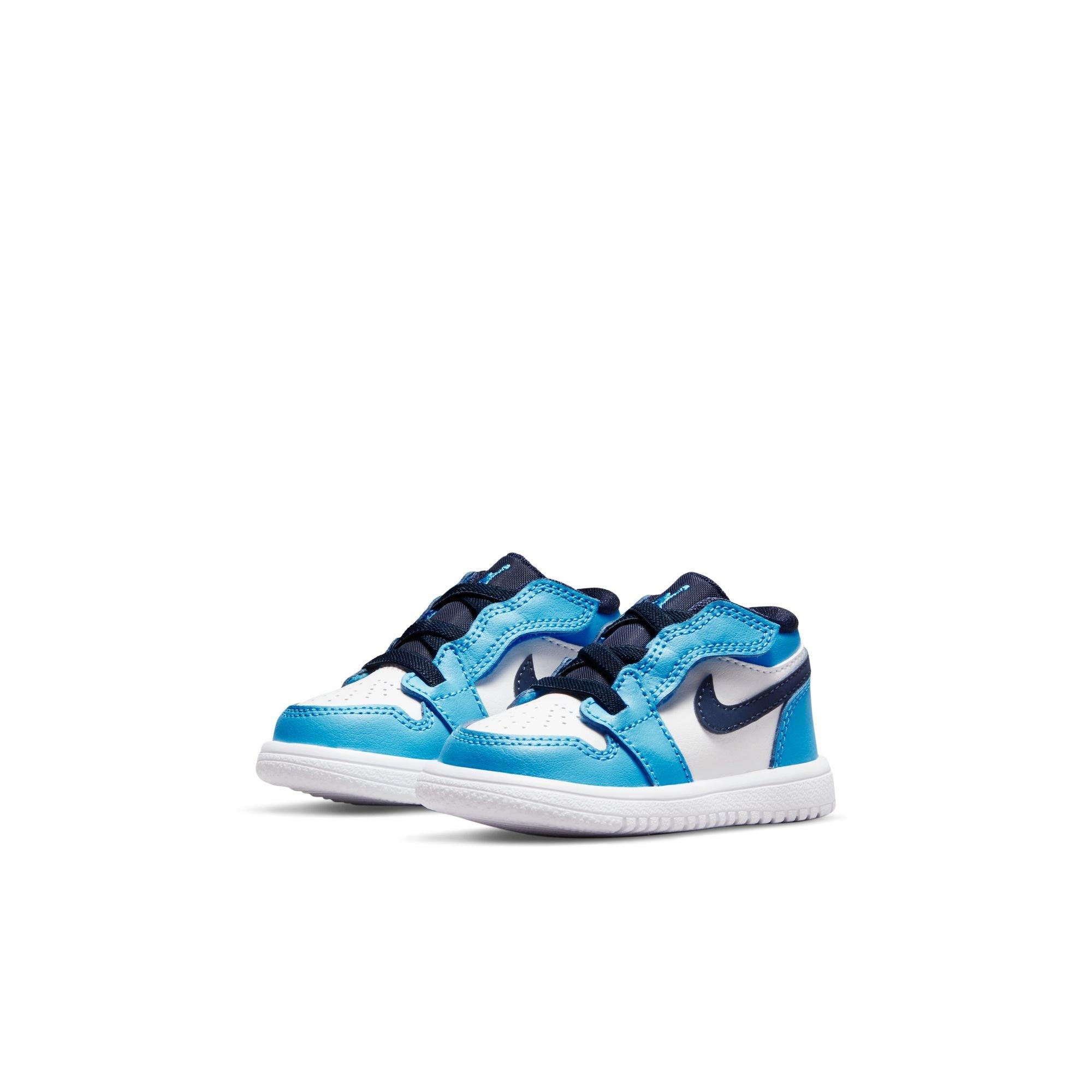 Jordan 1 Low Alt Toddler Boys' "White/Dk Powder Blue/Obsidian" Shoe