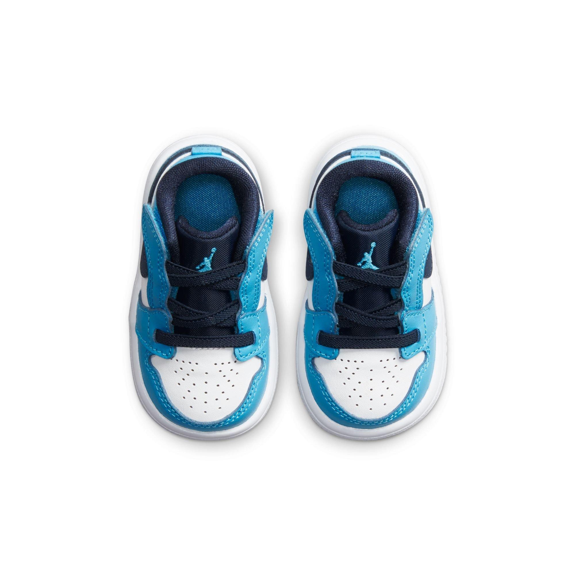 Jordan 1 Low Alt Toddler Boys' "White/Dk Powder Blue/Obsidian" Shoe