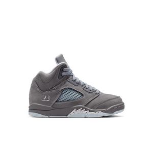 Jordan 5 Retro "Wolf Grey" Preschool Kids' Shoe