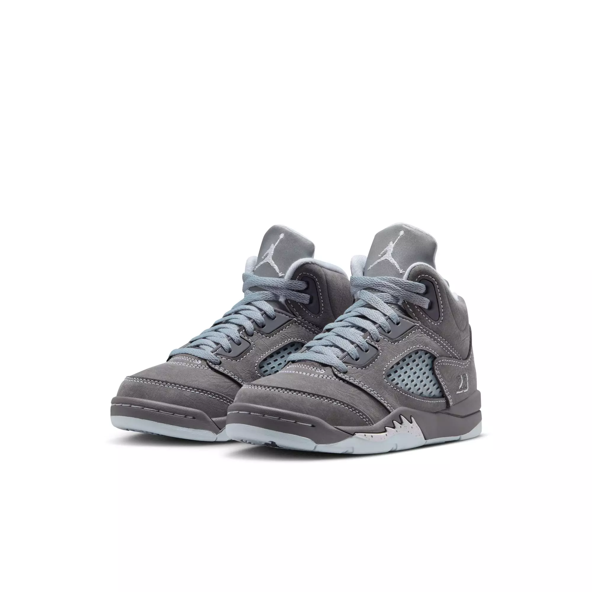 Jordan 5 Retro "Wolf Grey" Preschool Kids' Shoe - GRAPHITE/WHITE/WOLF GREY