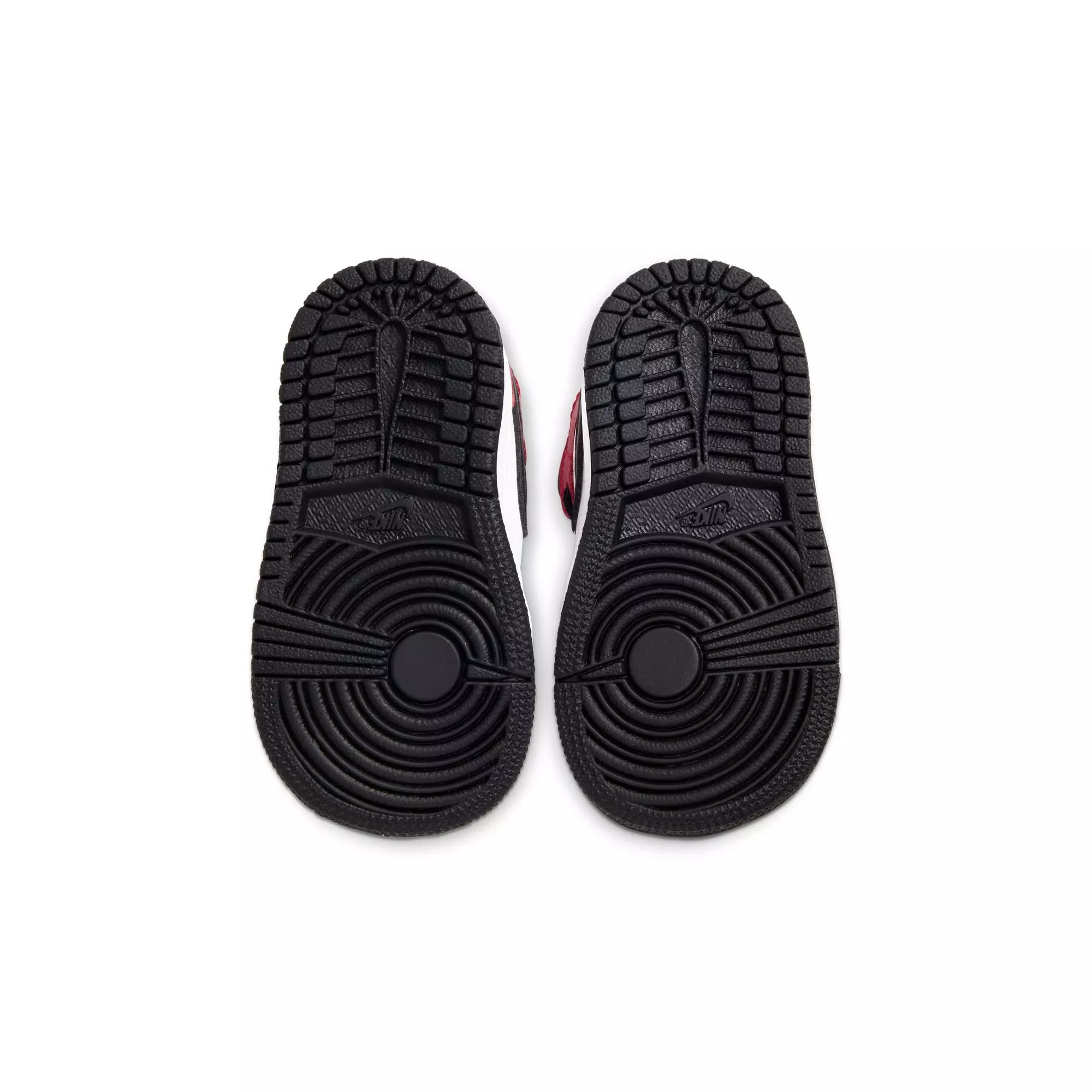 Jordan 1 Mid "Black/Gym Red" Toddler Boys' Shoe - BLACK/RED/WHITE