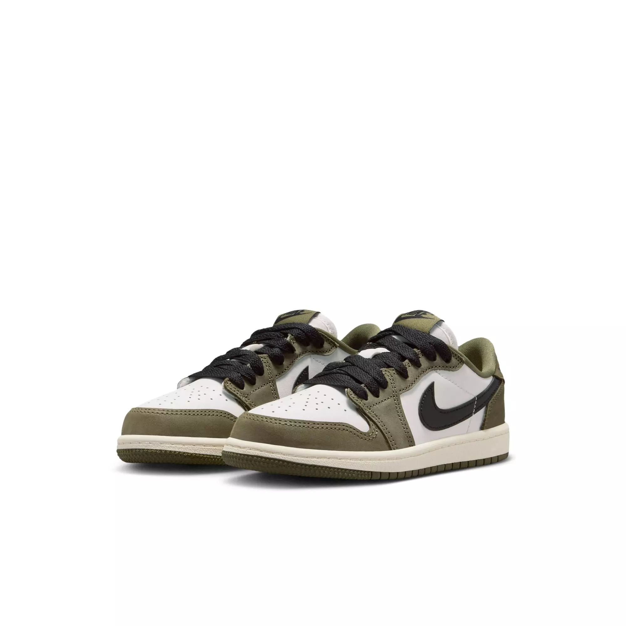 Jordan 1 Retro Low &ldquo;Medium Olive&rdquo; Preschool Kids' Shoe - MEDIUM OLIVE/BLACK/SUMMIT WHITE