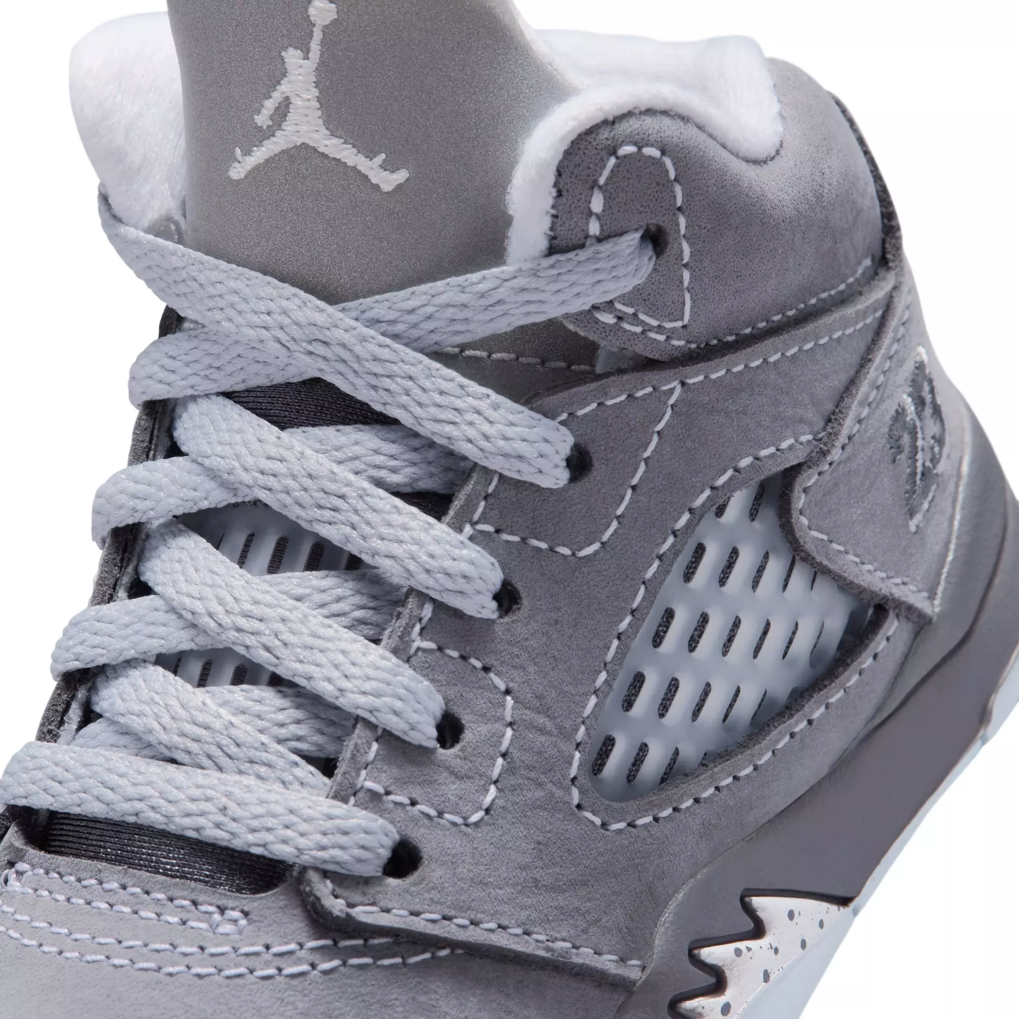 Jordan 5 Retro "Wolf Grey" Toddler Kids' Shoe - GRAPHITE/WHITE/WOLF GREY