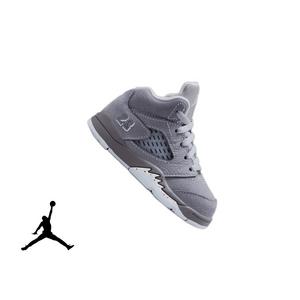 Jordan 5 Retro "Wolf Grey" Toddler Kids' Shoe