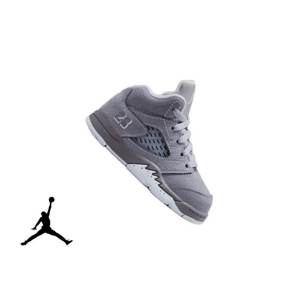Jordan 5 Retro "Wolf Grey" Toddler Kids' Shoe