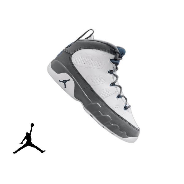 Jordan 9 Retro "Flint Grey" Preschool Kids' Shoe
