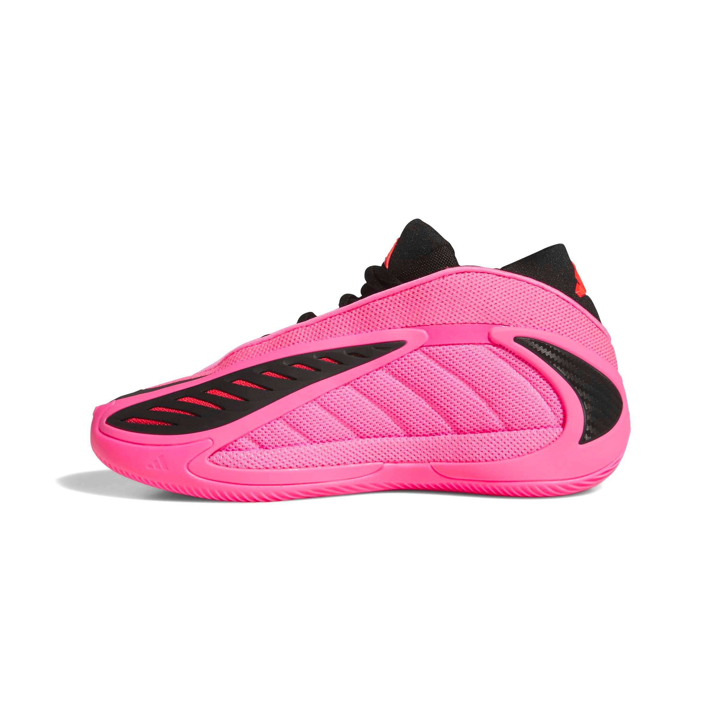adidas Anthony Edwards 2 "Lucid Pink" Grade School Kids' Basketball Shoe - PINK/BLACK Thumbnail View 7