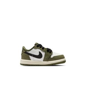 Jordan 1 Retro Low &ldquo;Medium Olive&rdquo; Toddler Kids' Shoe