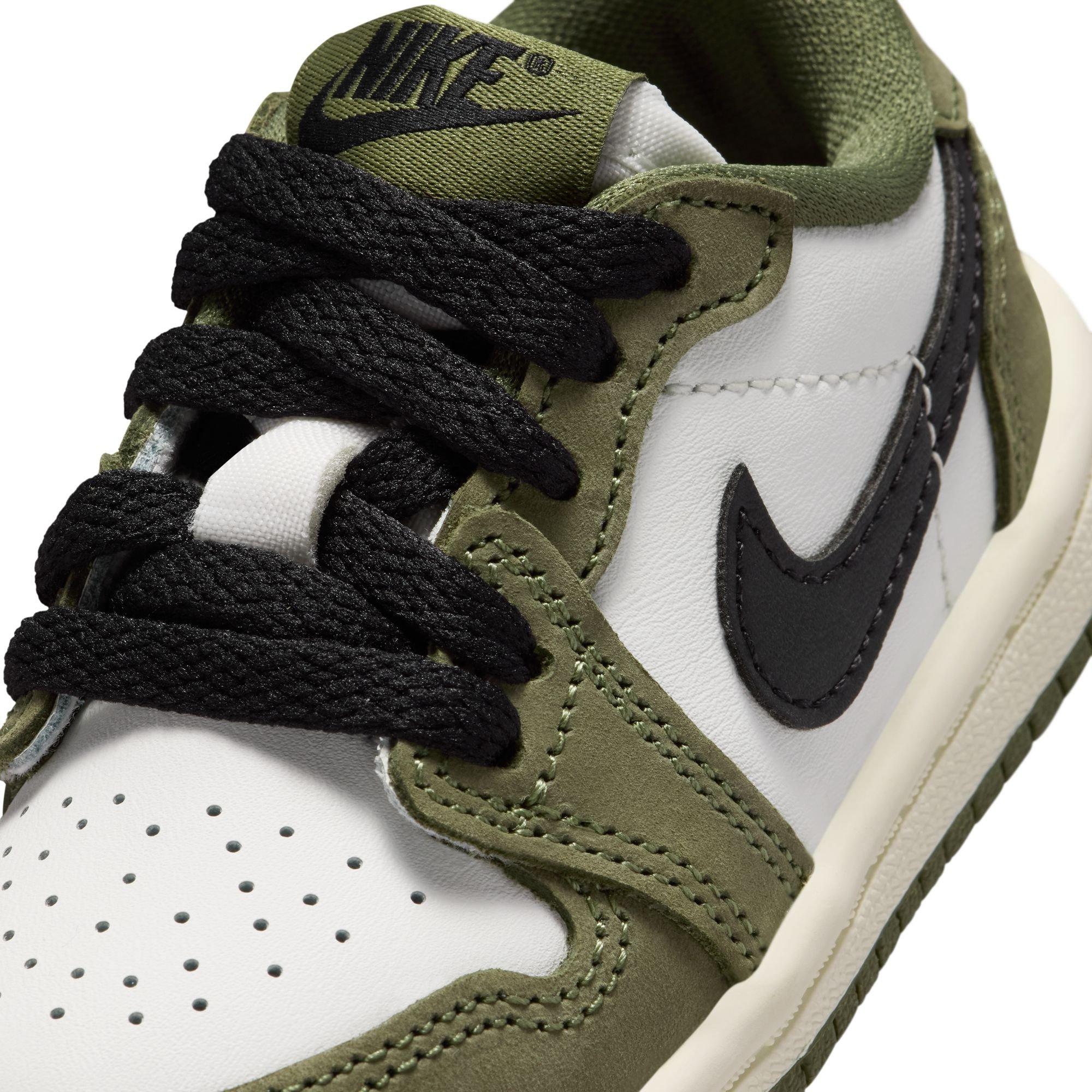 Jordan 1 Retro Low &ldquo;Medium Olive&rdquo; Toddler Kids' Shoe - MEDIUM OLIVE/BLACK/SUMMIT WHITE Thumbnail View 5