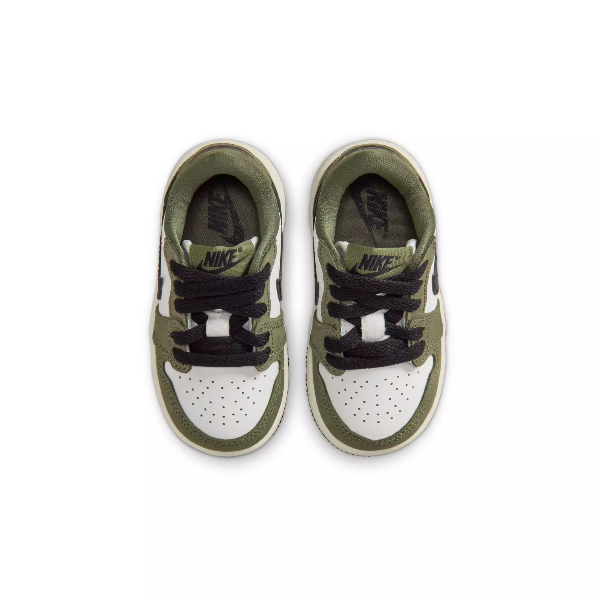Jordan 1 Retro Low &ldquo;Medium Olive&rdquo; Toddler Kids' Shoe - MEDIUM OLIVE/BLACK/SUMMIT WHITE