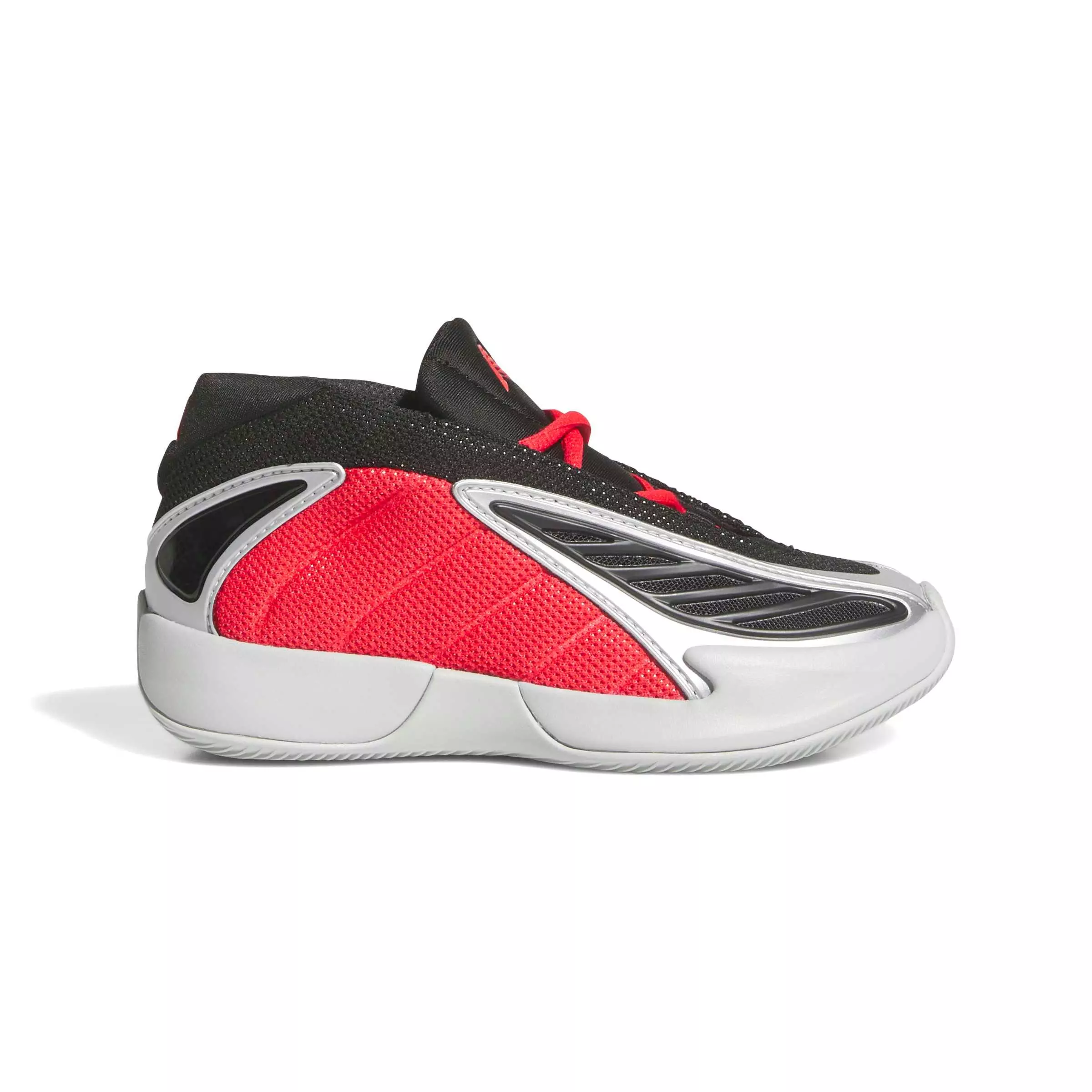 adidas Anthony Edwards 2 "Bulldawgs" Preschool Kids' Basketball Shoe - BLACK/RED/WHITE
