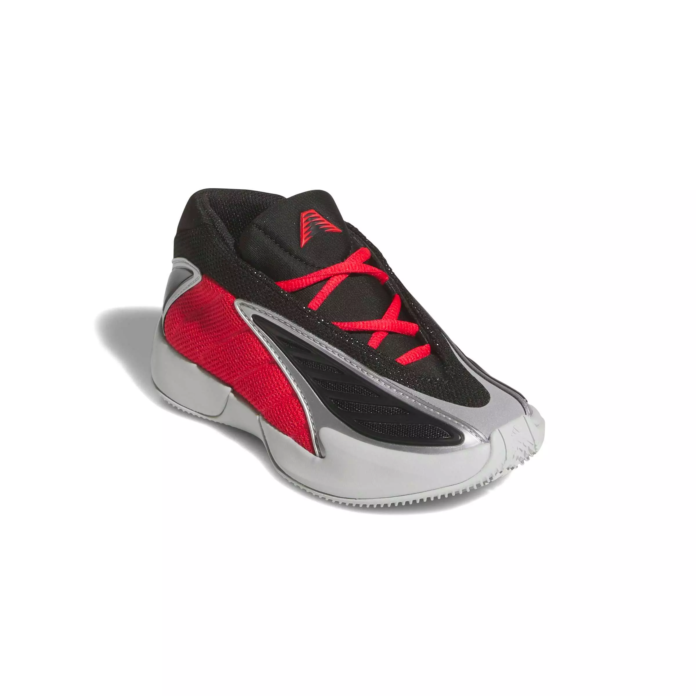 adidas Anthony Edwards 2 "Bulldawgs" Preschool Kids' Basketball Shoe - BLACK/RED/WHITE