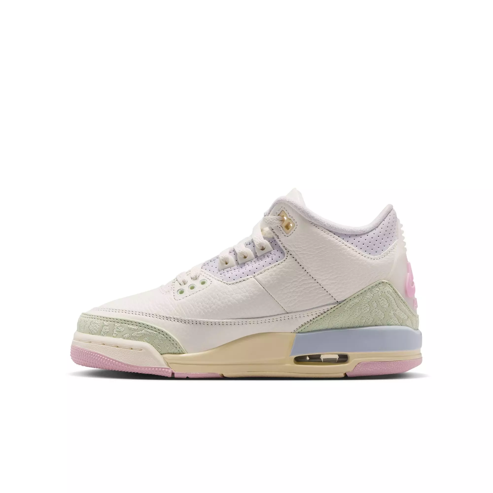 Jordan 3 Retro &ldquo;Spring Is in the Air&rdquo; Grade School Kids' Shoe - SAIL/AURA/JADE AURA/IRIS WHISPER