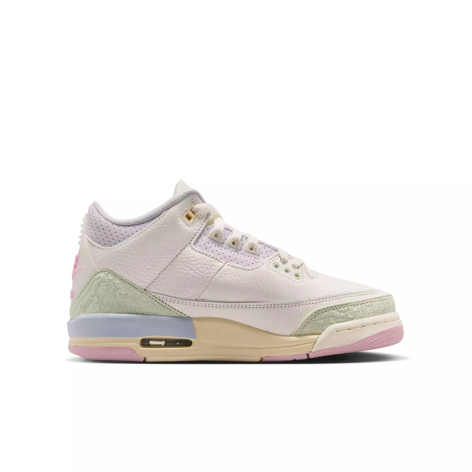 Jordan 3 Retro &ldquo;Spring Is in the Air&rdquo; Grade School Kids' Shoe - SAIL/AURA/JADE AURA/IRIS WHISPER