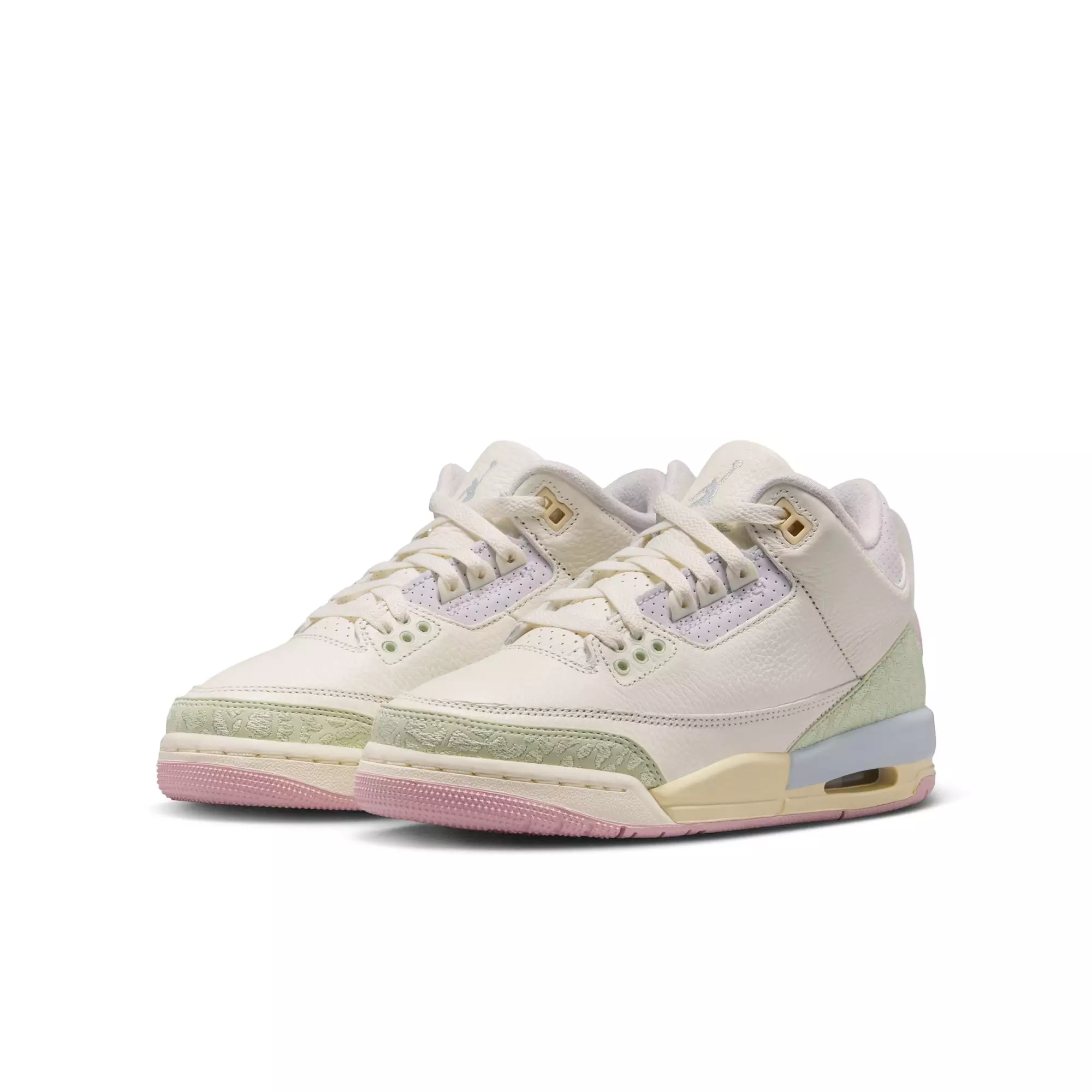 Jordan 3 Retro &ldquo;Spring Is in the Air&rdquo; Grade School Kids' Shoe - SAIL/AURA/JADE AURA/IRIS WHISPER