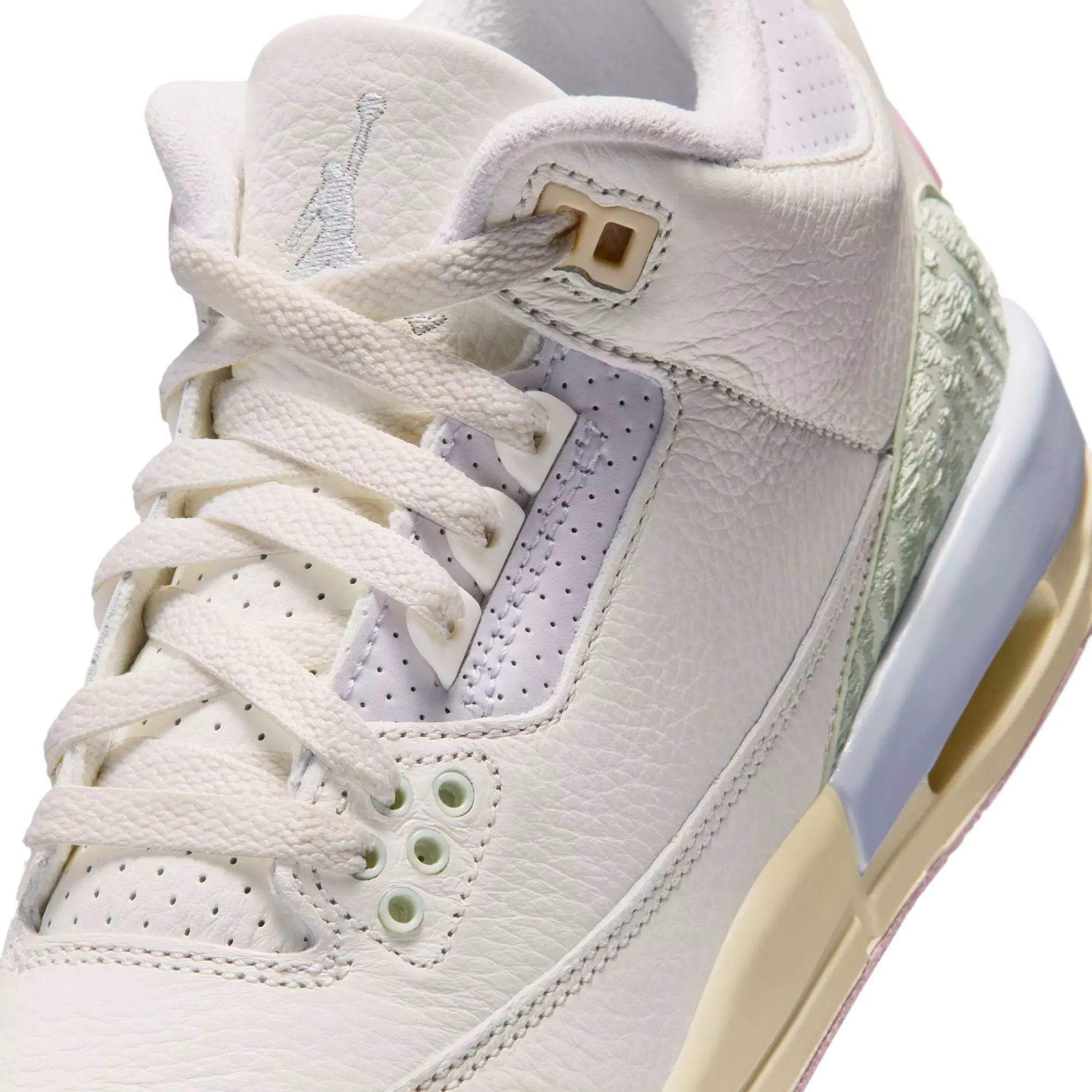 Jordan 3 Retro &ldquo;Spring Is in the Air&rdquo; Grade School Kids' Shoe - SAIL/AURA/JADE AURA/IRIS WHISPER