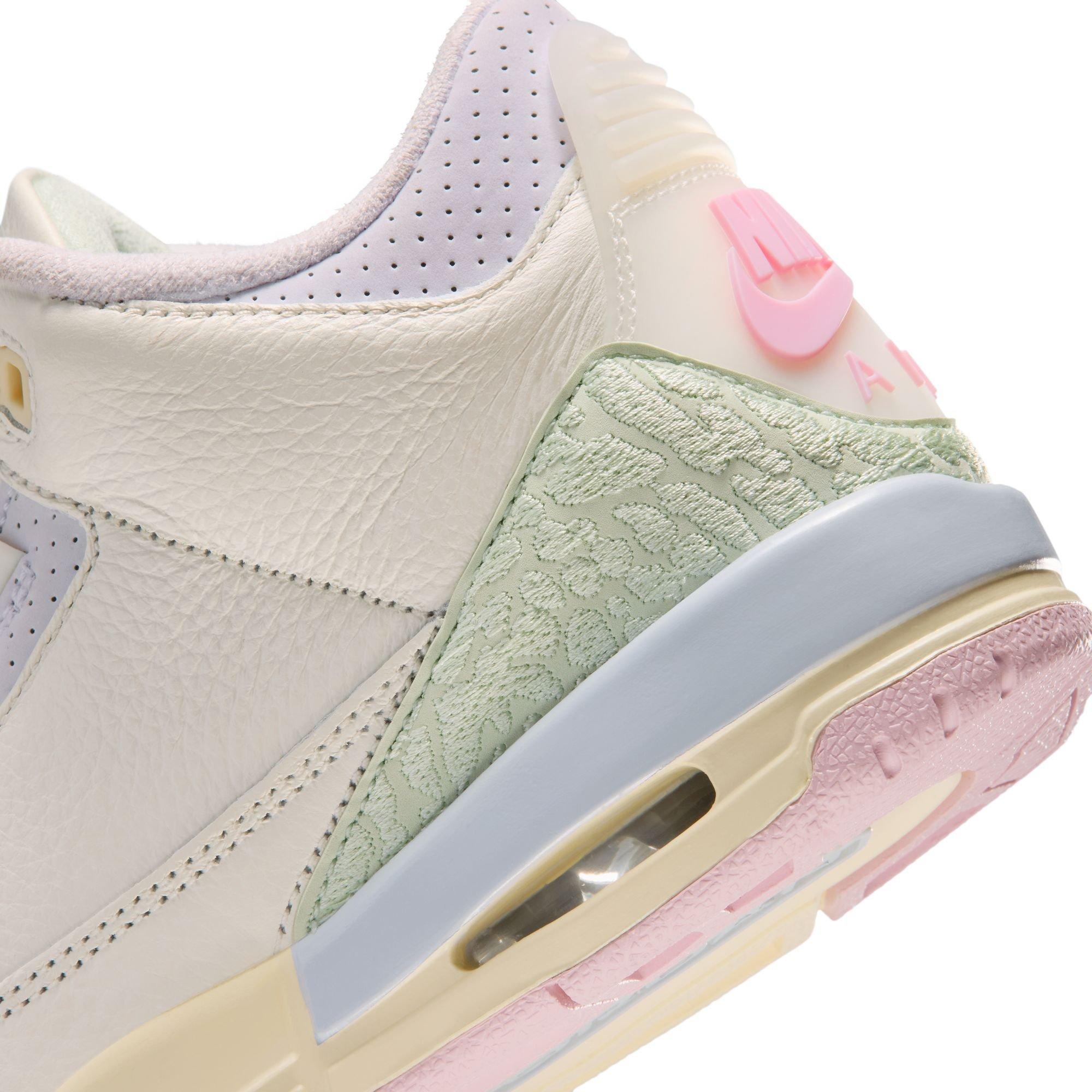 Jordan 3 Retro &ldquo;Spring Is in the Air&rdquo; Grade School Kids' Shoe - SAIL/AURA/JADE AURA/IRIS WHISPER Thumbnail View 6