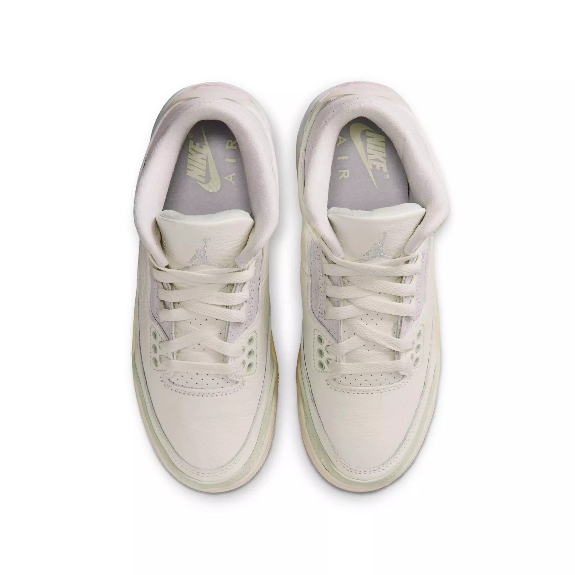 Jordan 3 Retro &ldquo;Spring Is in the Air&rdquo; Grade School Kids' Shoe - SAIL/AURA/JADE AURA/IRIS WHISPER