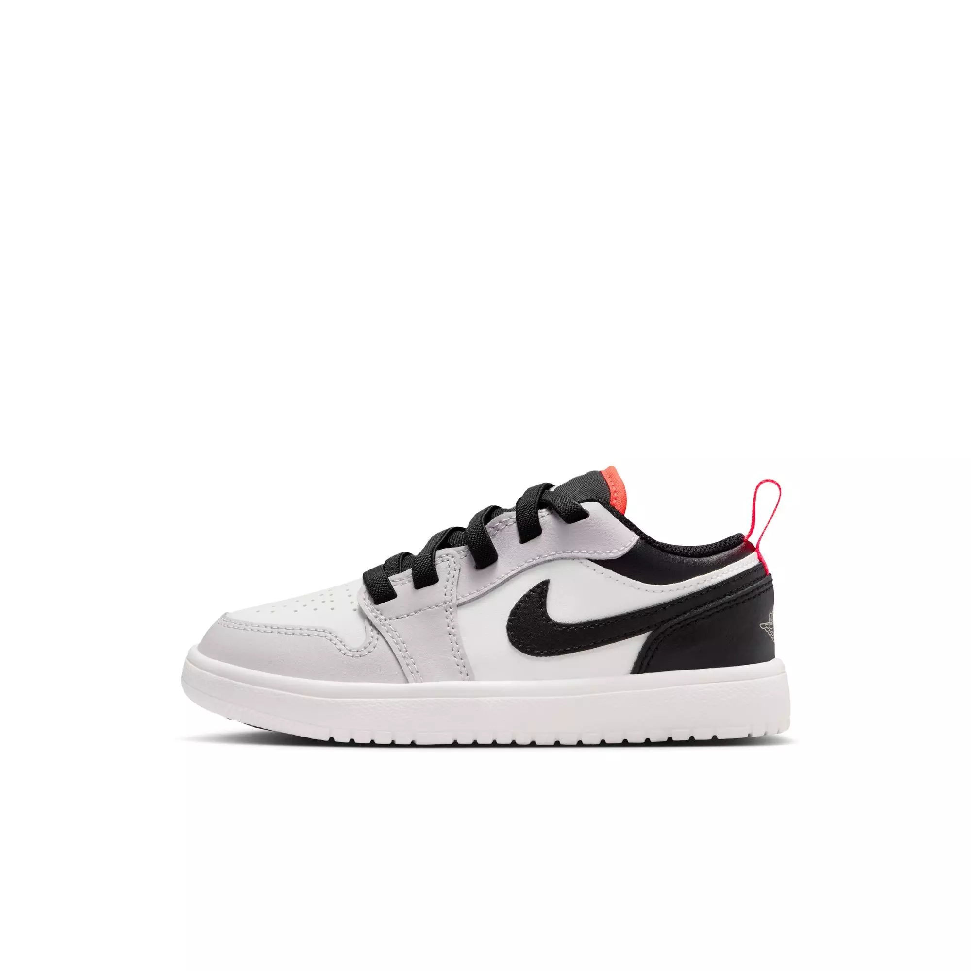 Jordan 1 Low Alt "Black/Summit White/Infrared 23" Preschool Boys' Shoe - WHITE/BLACK/RED