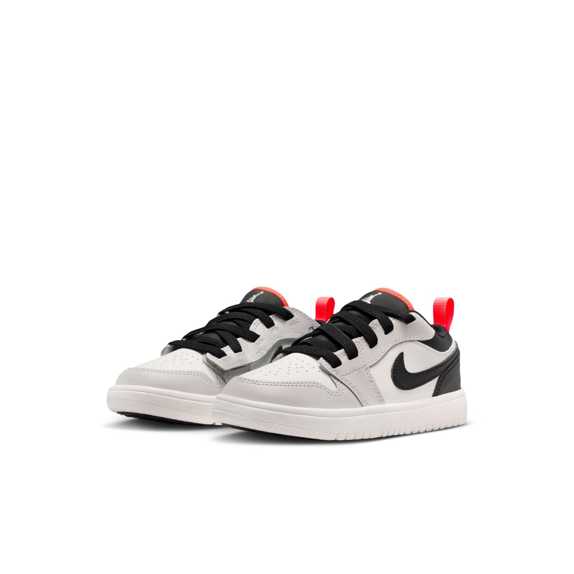 Jordan 1 Low Alt "Black/Summit White/Infrared 23" Preschool Boys' Shoe - WHITE/BLACK/RED Thumbnail View 5
